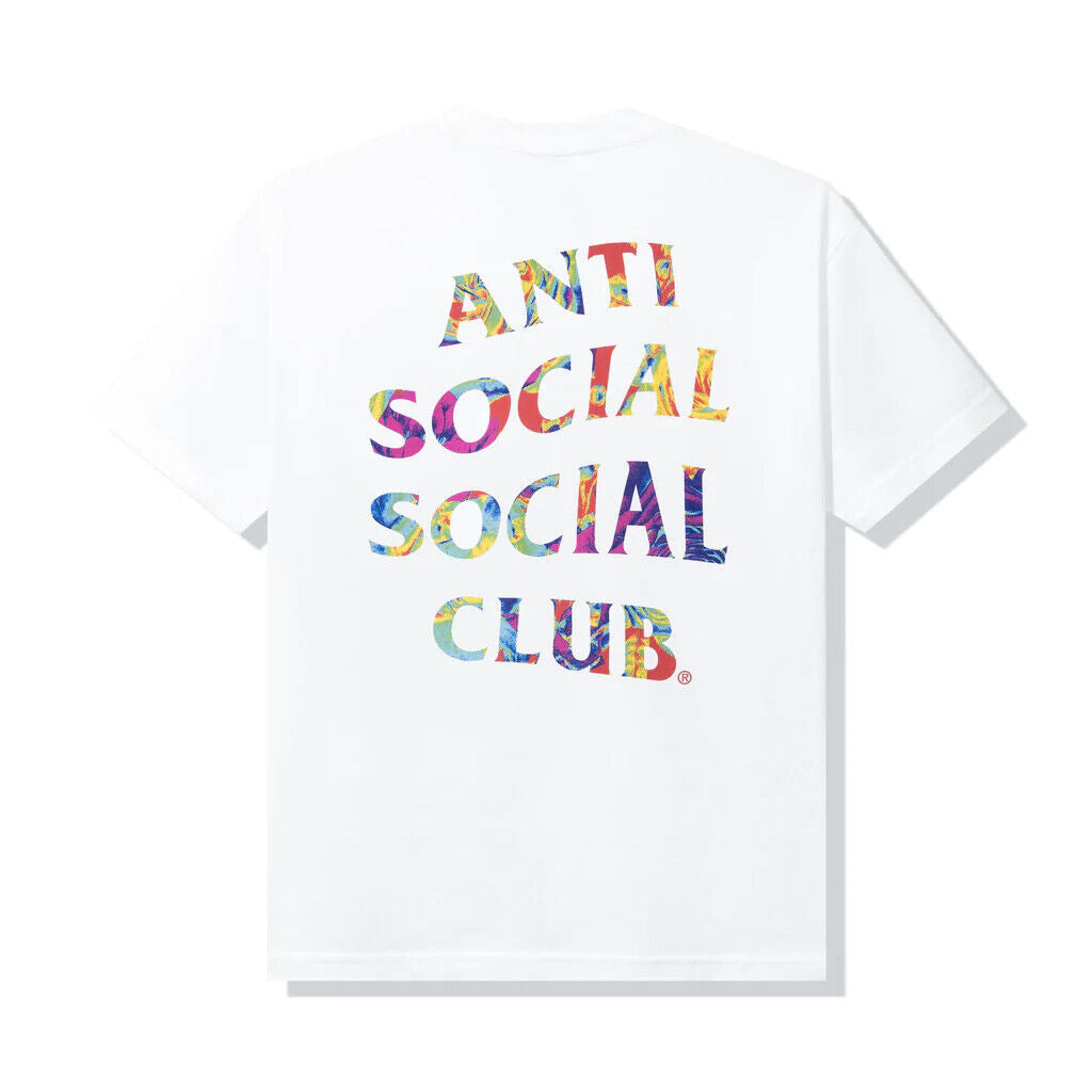 Anti Social Social Club Pedals On The Floor White Tee ASSC DS Br