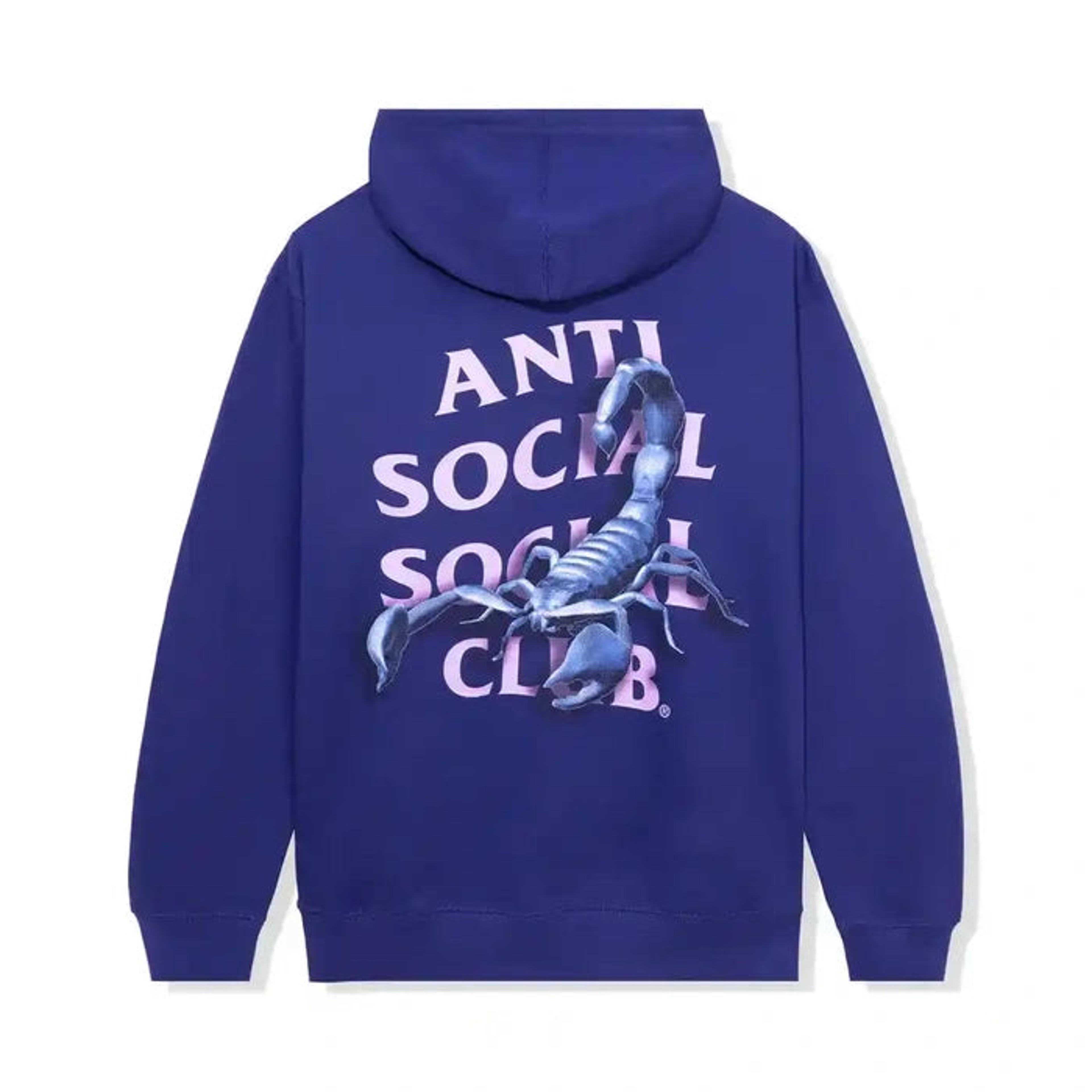 Anti Social Social Club Moodsting Purple Hoodie ASSC DS Brand Ne