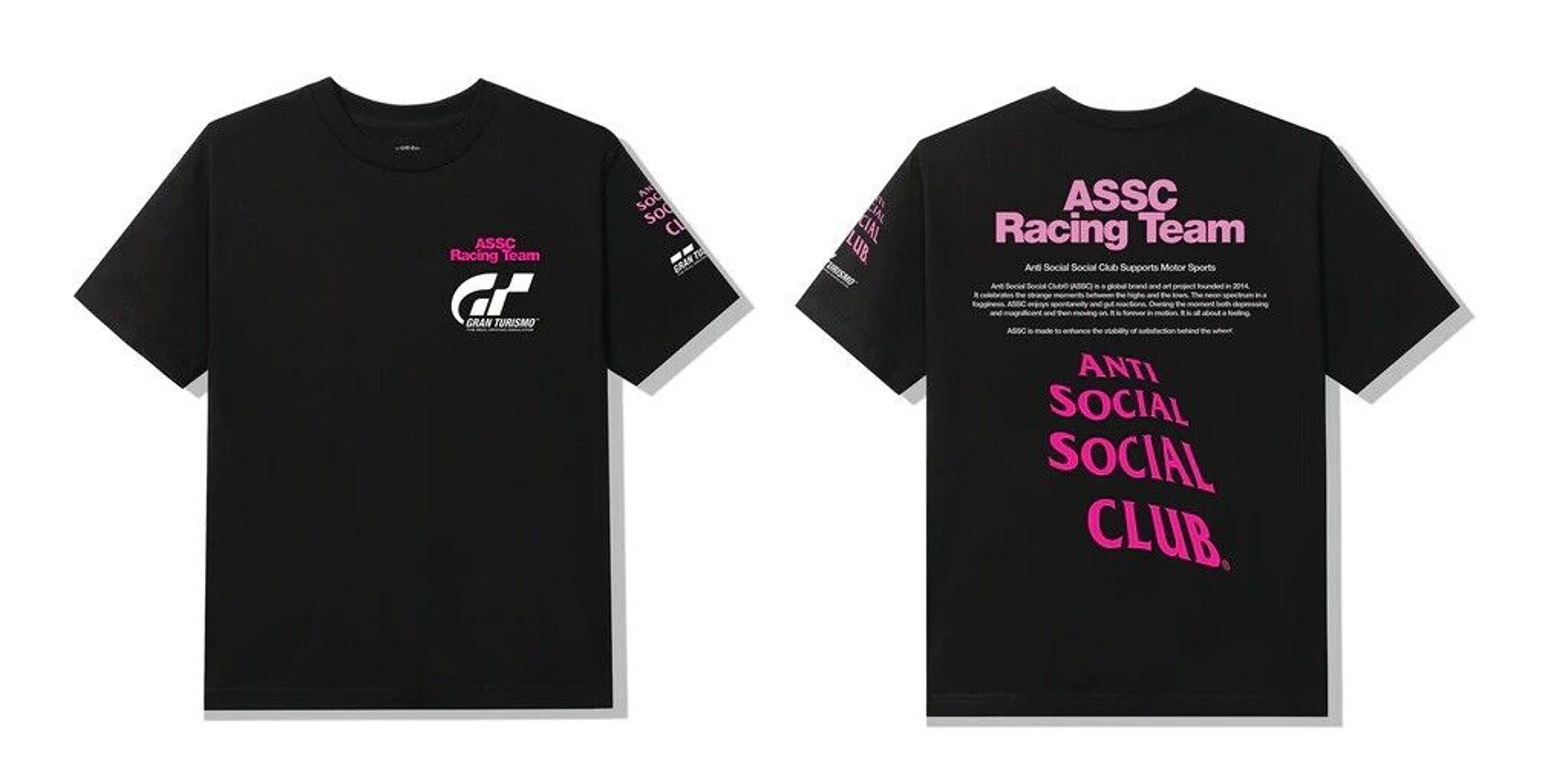 Alternate View 1 of Anti Social Social Club X Grand Turismo GT Logo Black Tee ASSC D
