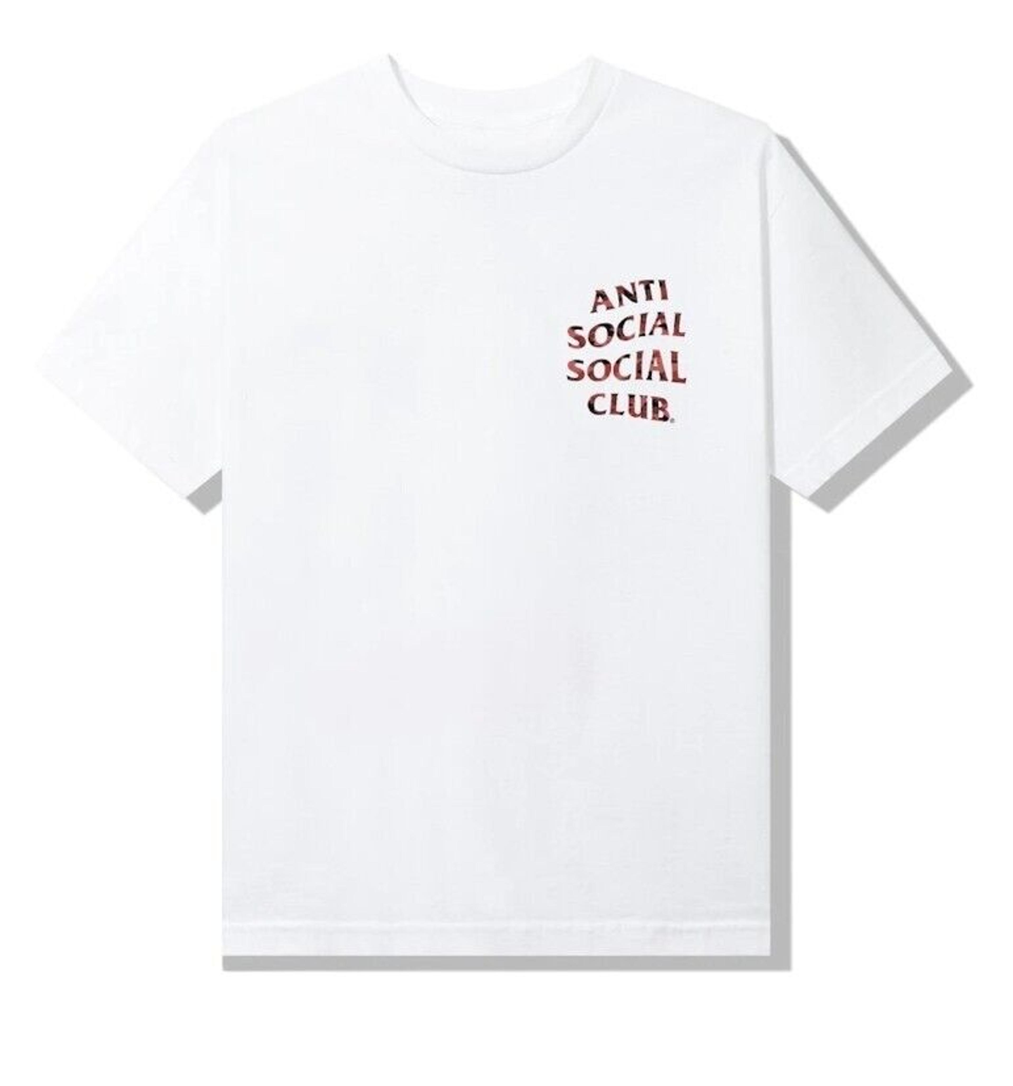 Alternate View 1 of Anti Social Social Club Cancelled Again White Tee ASSC DS Brand 