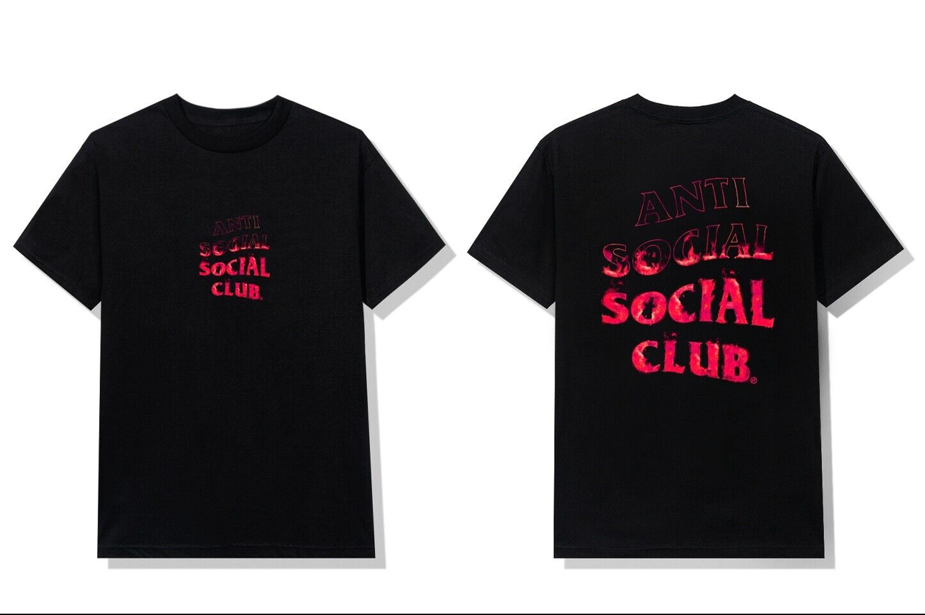 Alternate View 1 of Anti Social Social Club Fire Inside Black Tee ASSC DS Brand New