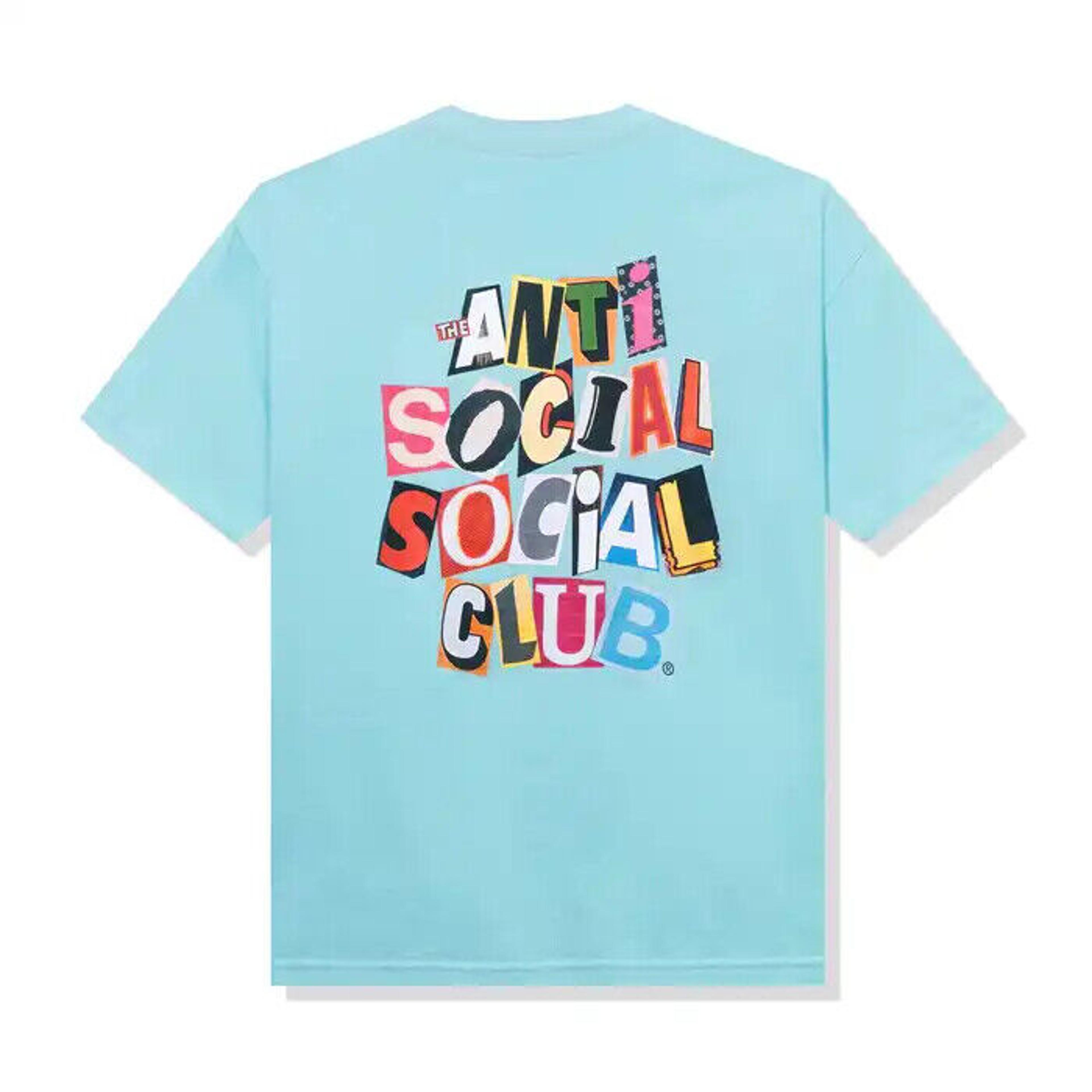 Anti Social Social Club Torn Pages Of Our Story Blue Tee ASSC DS