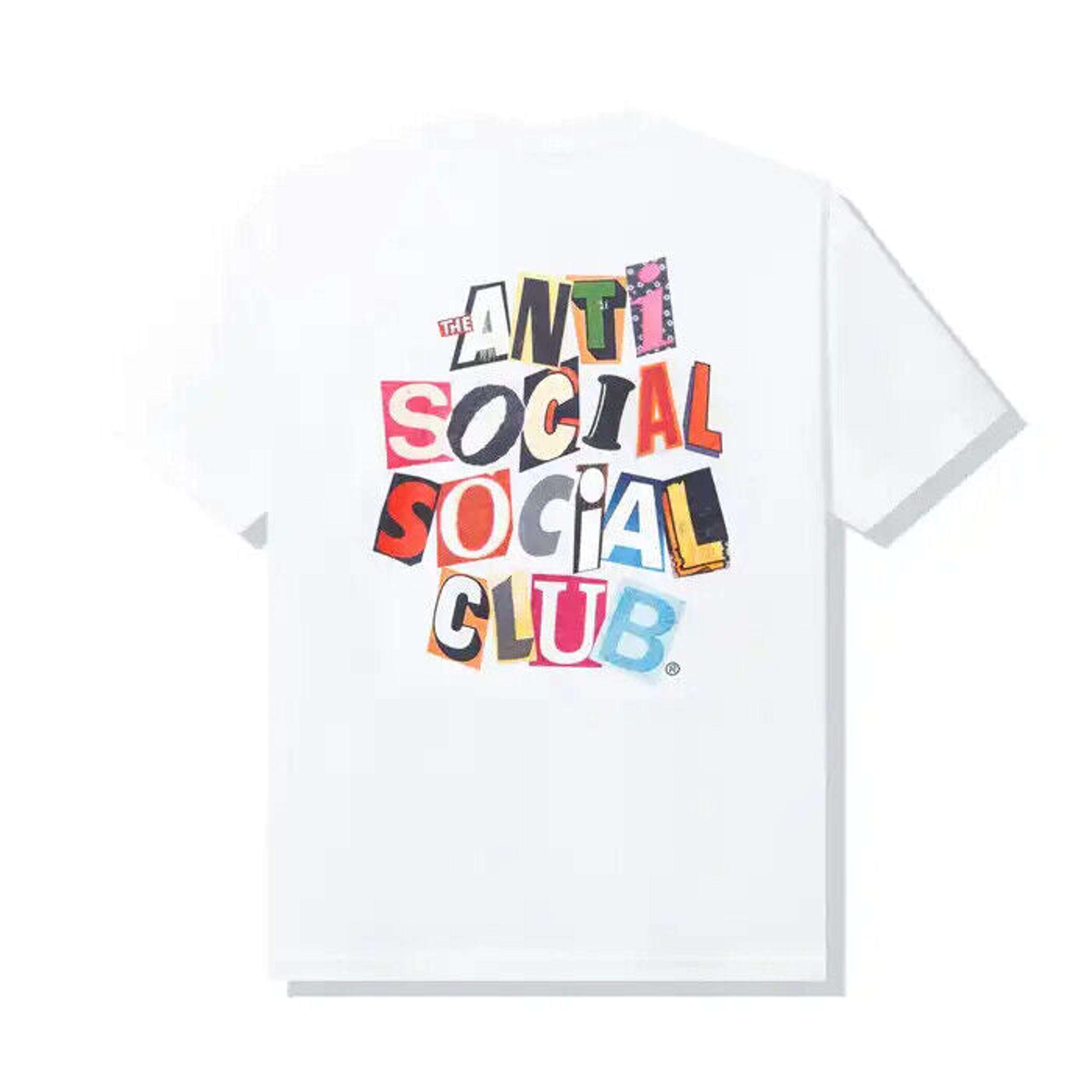 Anti Social Social Club Torn Pages Of Our Story White Tee ASSC D