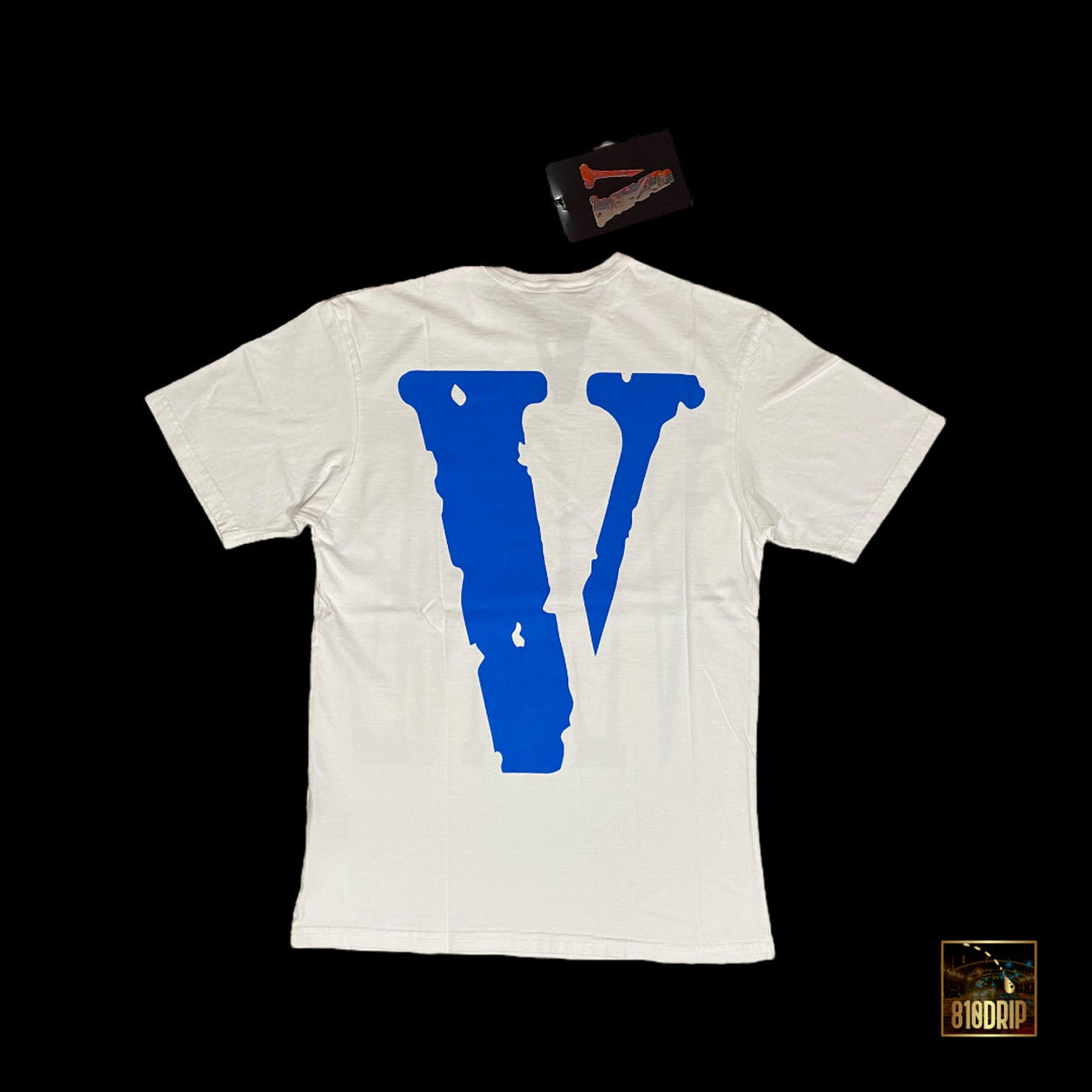 Alternate View 1 of Vlone Blue Staple Tee White