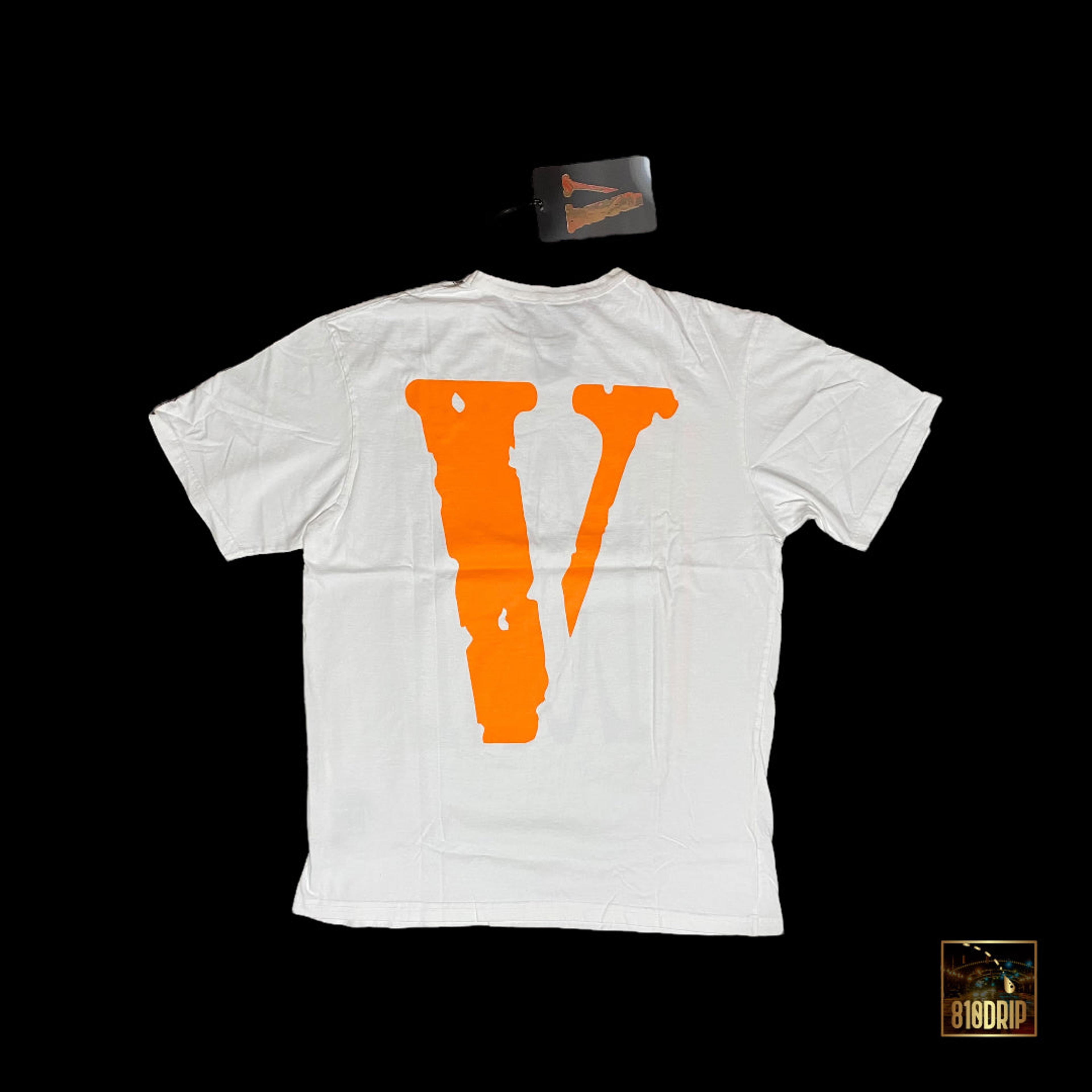 Alternate View 1 of Vlone Orange Staple Tee White