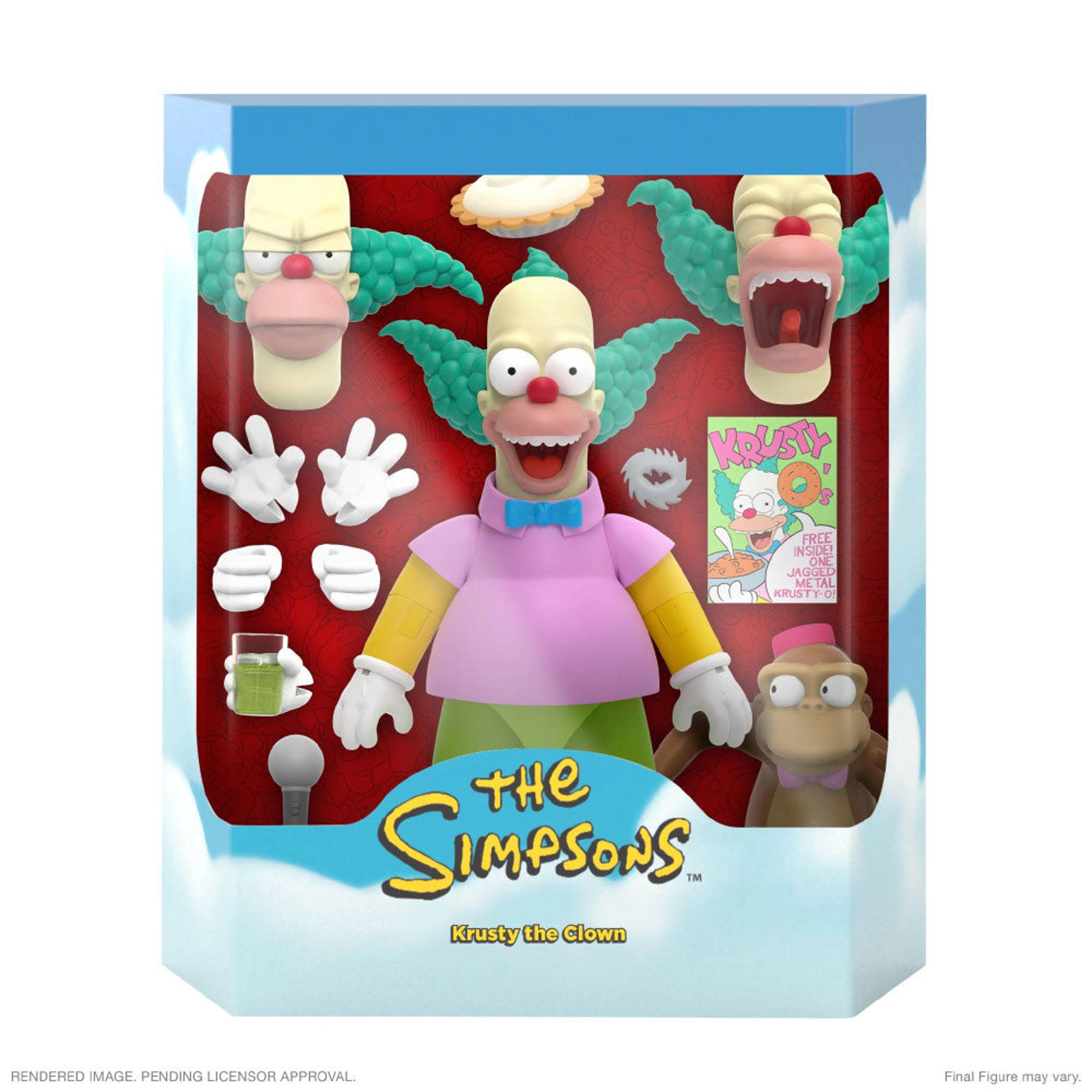The Simpsons Ultimates Wave 2 Krusty The Clown Action Figure by 