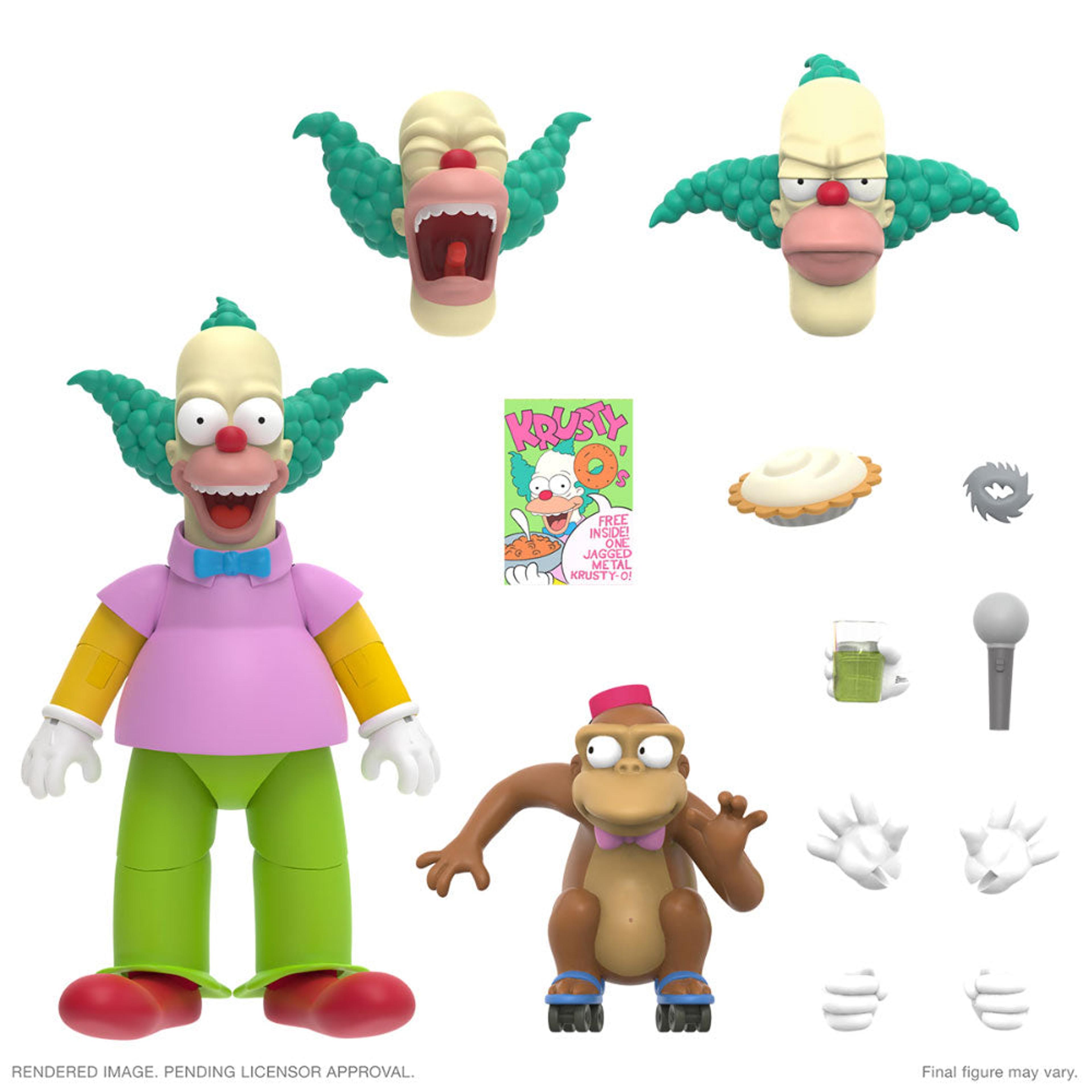 Alternate View 2 of The Simpsons Ultimates Wave 2 Krusty The Clown Action Figure by 