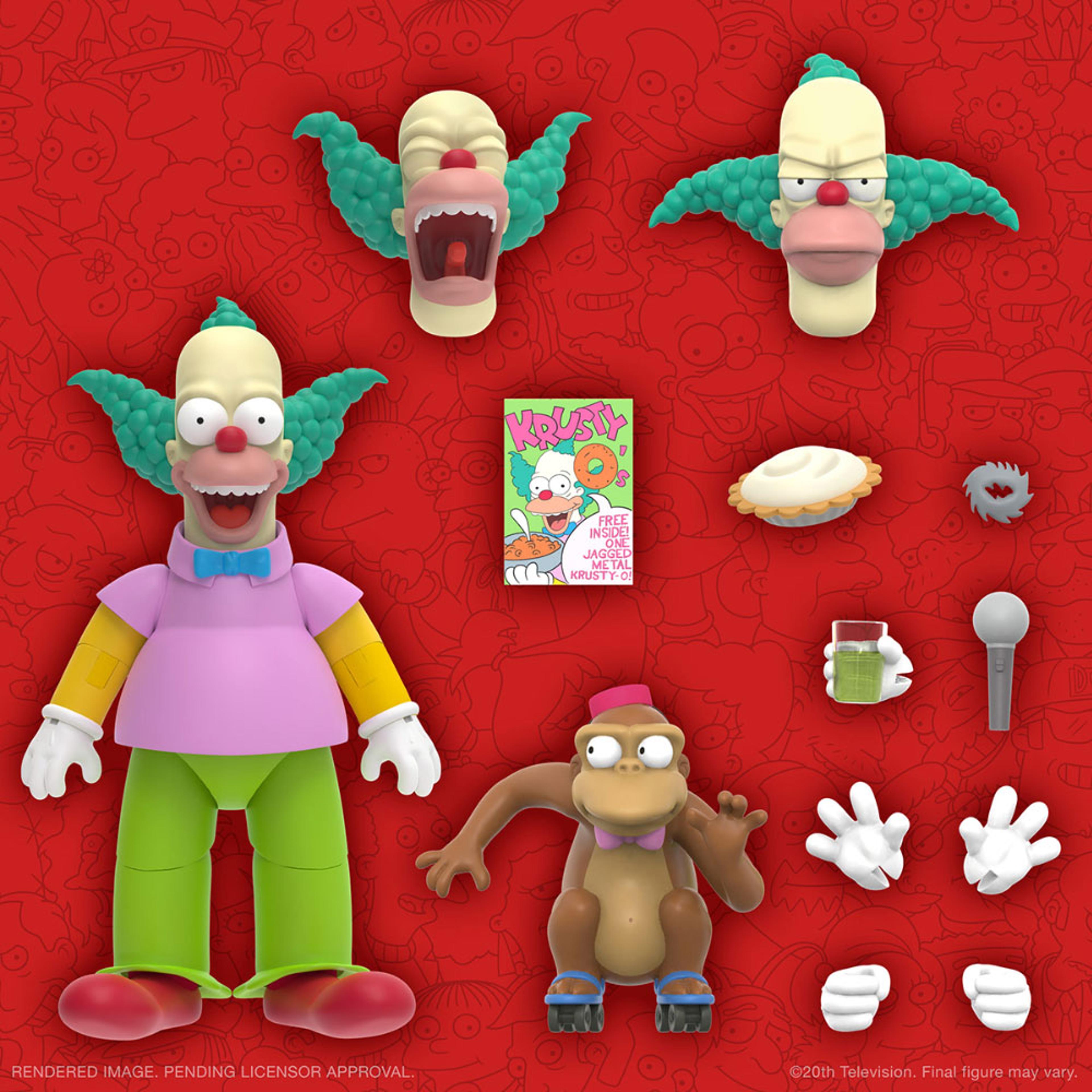 Alternate View 1 of The Simpsons Ultimates Wave 2 Krusty The Clown Action Figure by 