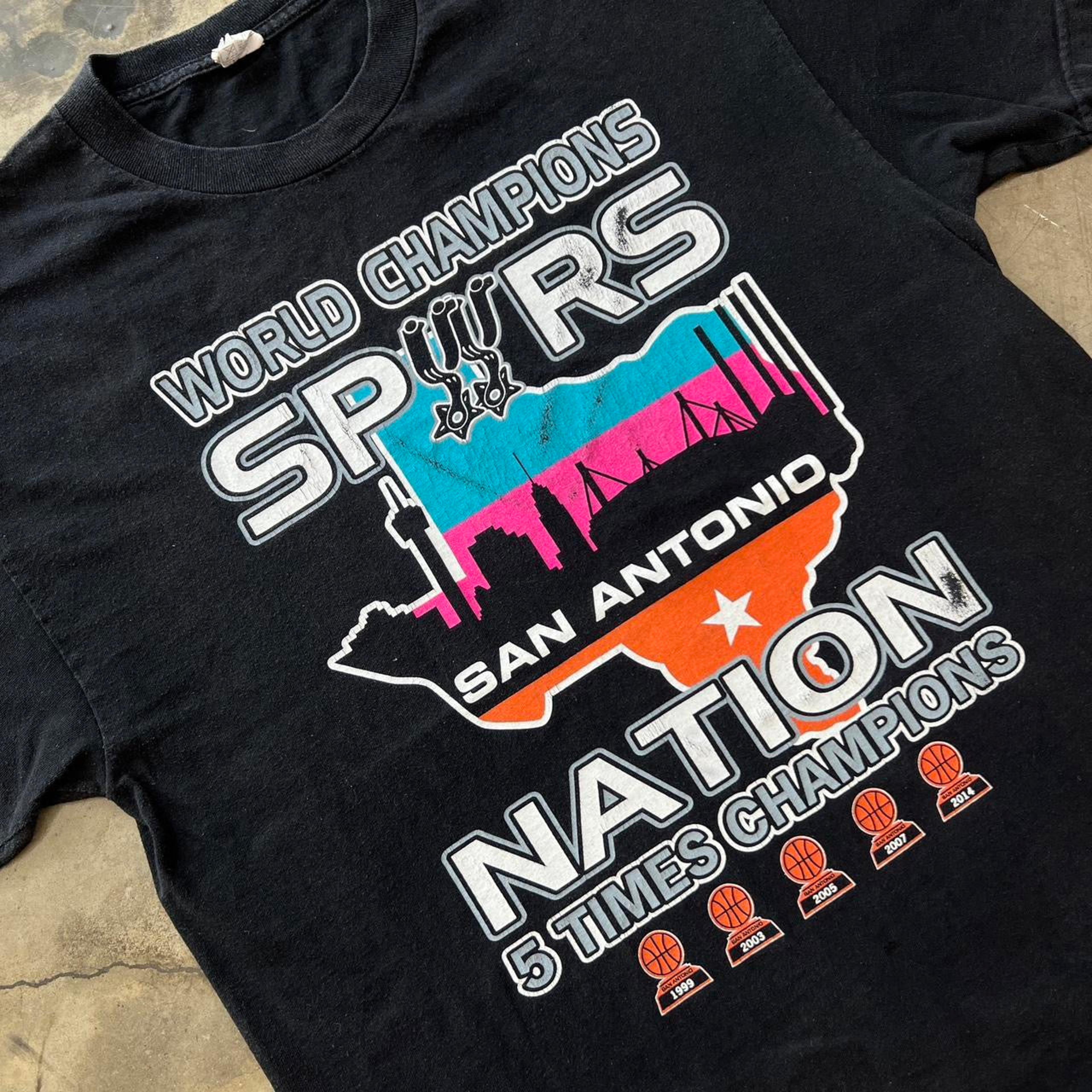 Alternate View 1 of Vintage NBA World Champions San Antionio Spurs National Champs T