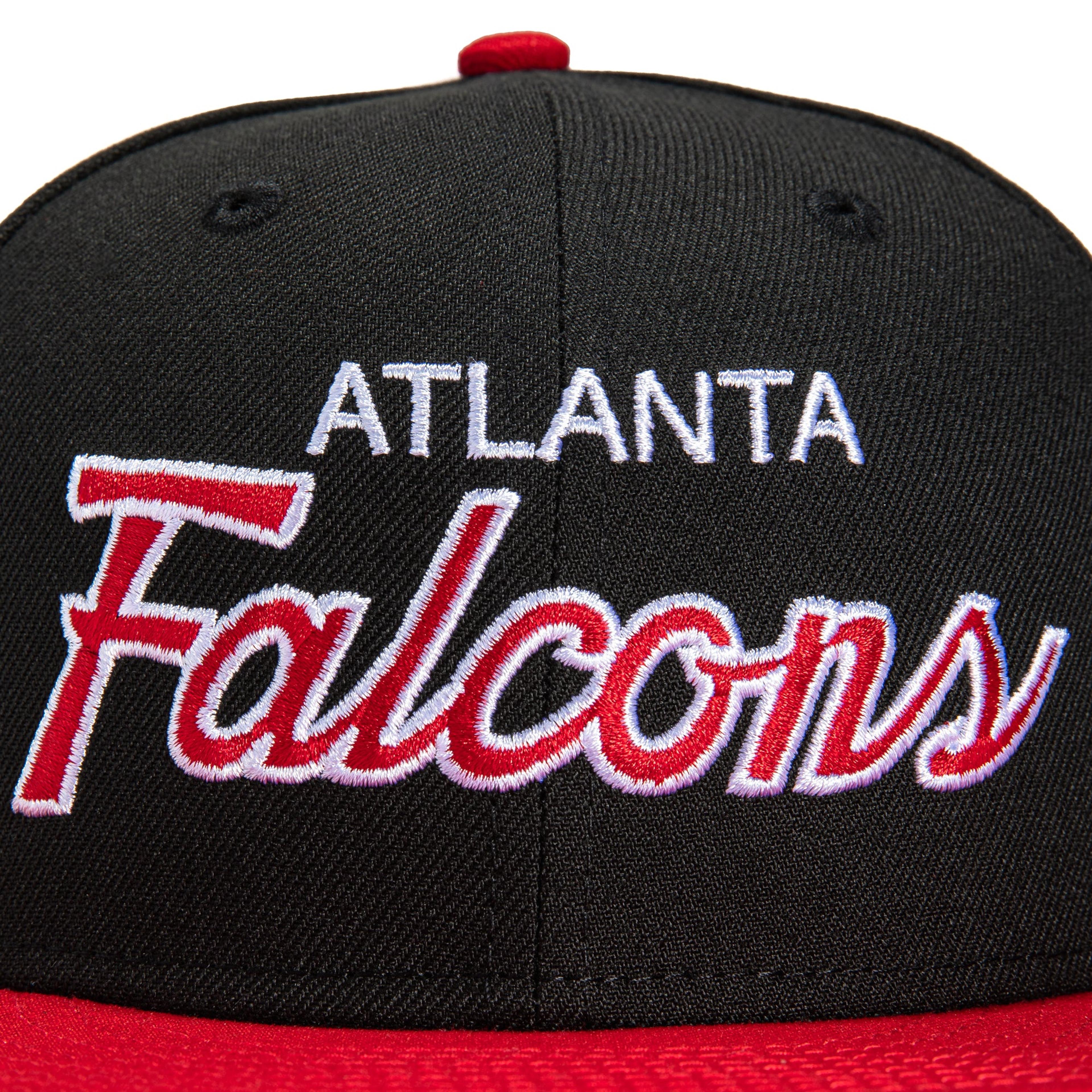 NTWRK - New Era 59Fifty Atlanta Falcons Script Hat - Black, Red