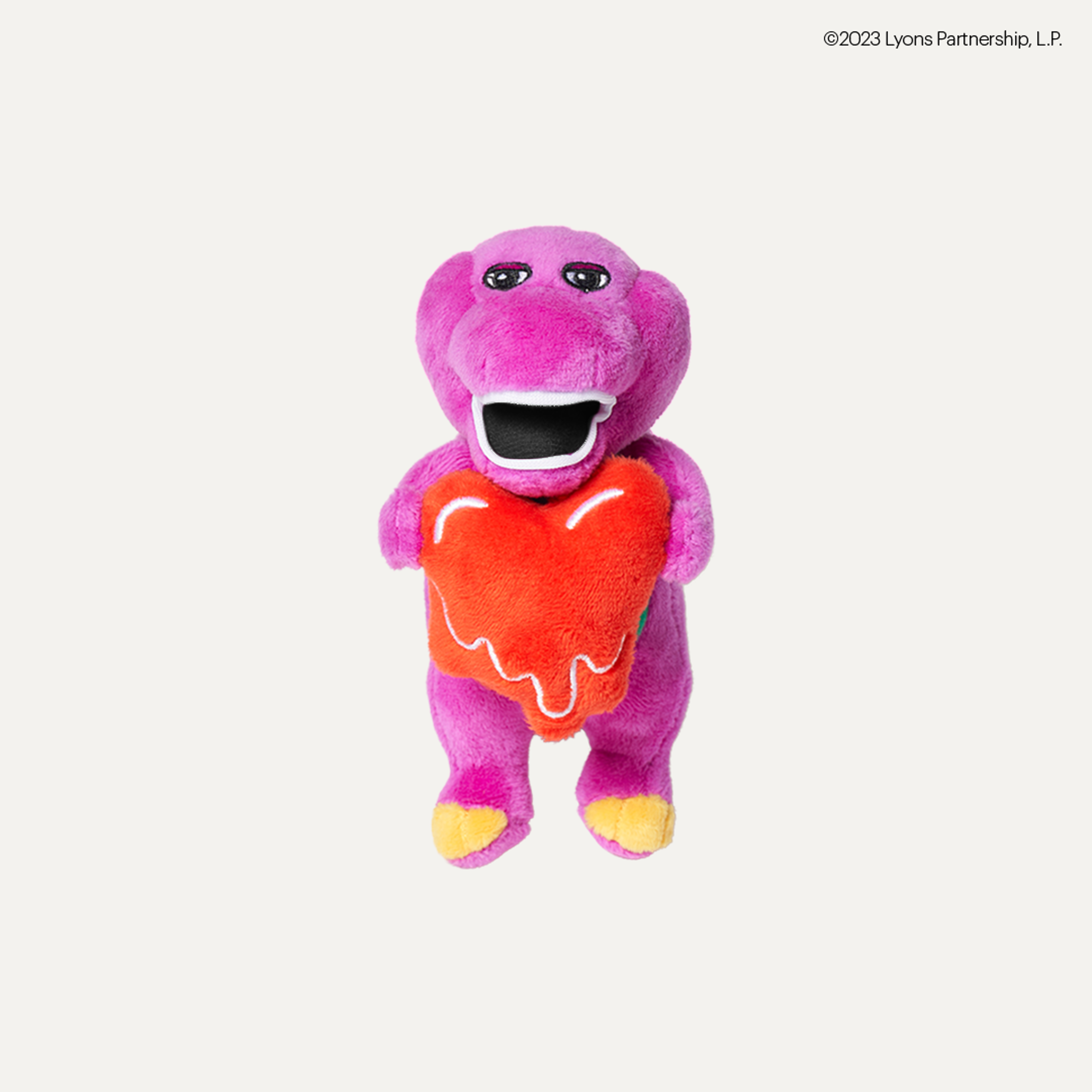 Emotionally Unavailable + Barney Plush Keychain