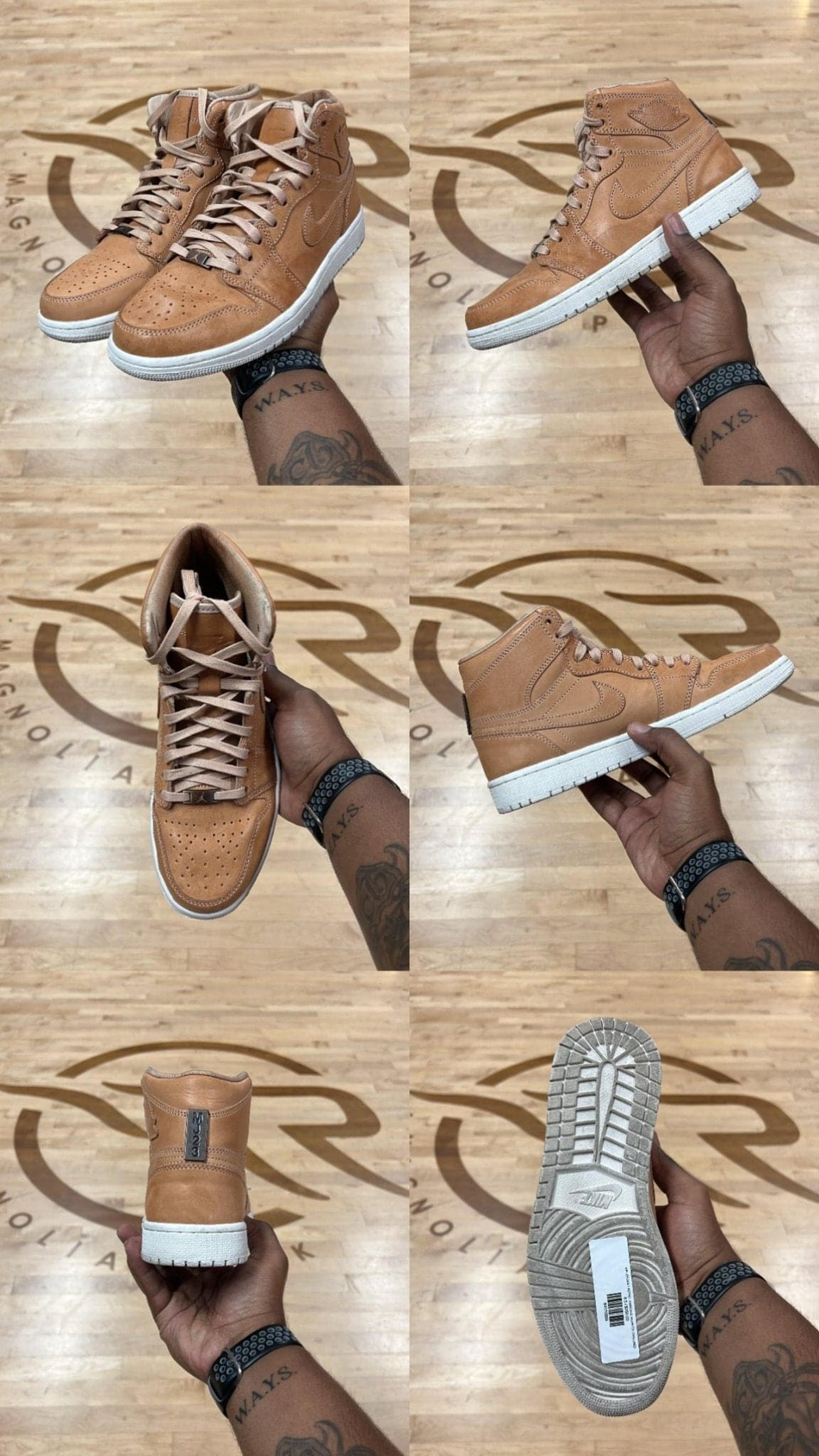 Air Jordan 1 Pinnacle Vachetta Tan Sneaker