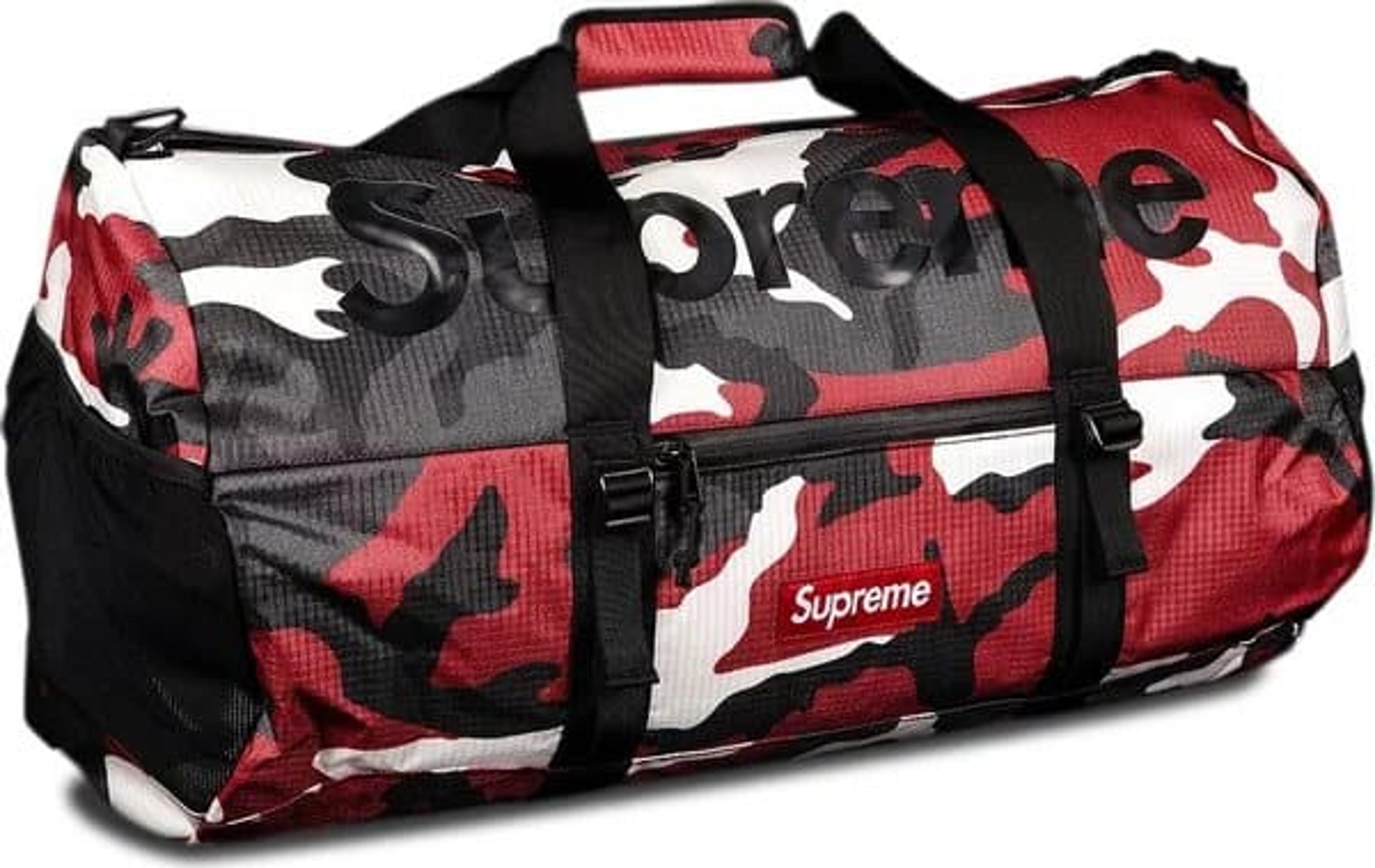 NTWRK - Supreme Duffle Bag (SS21) - Red Camo