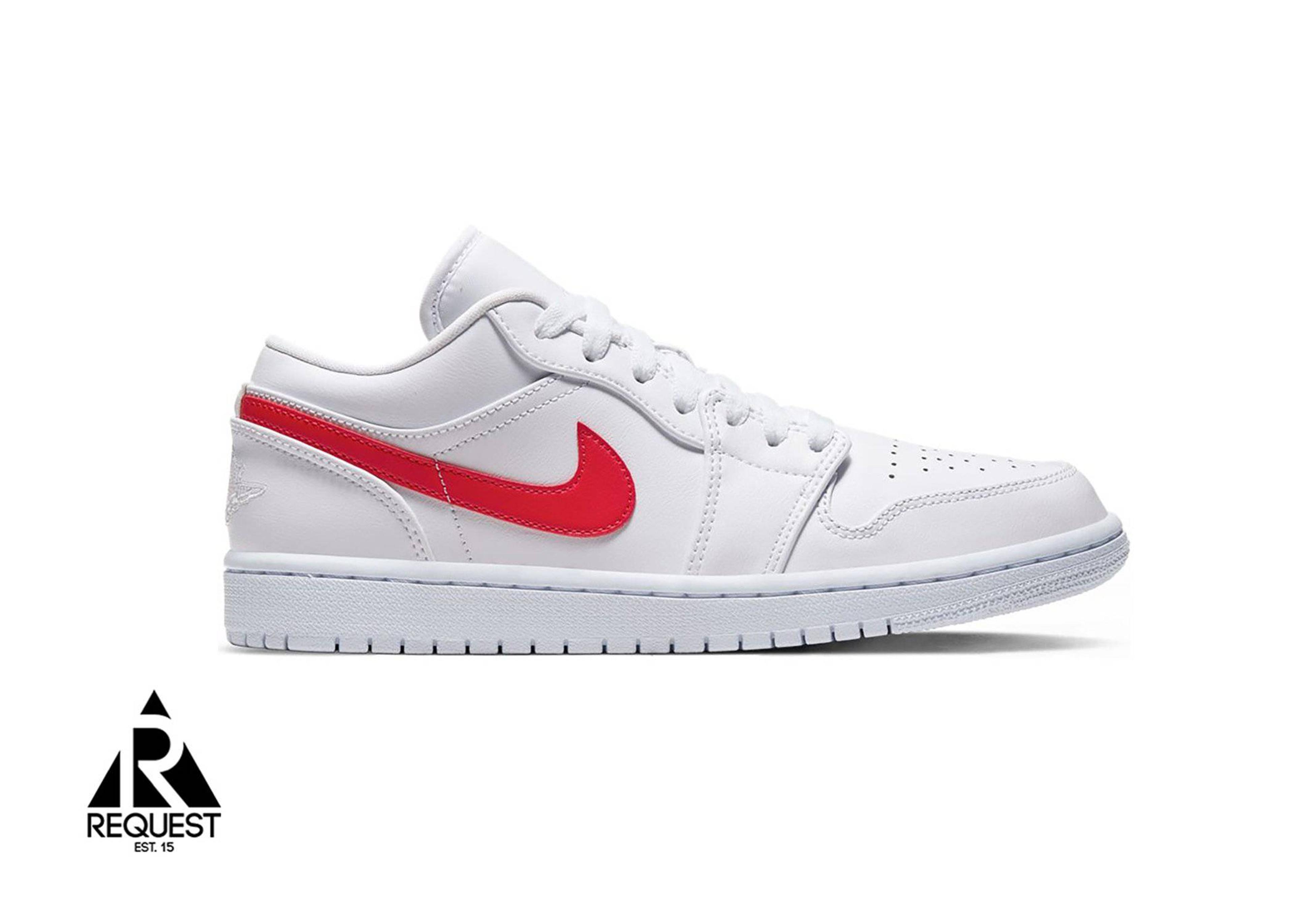 Air Jordan 1 Low “White University Red” (W)