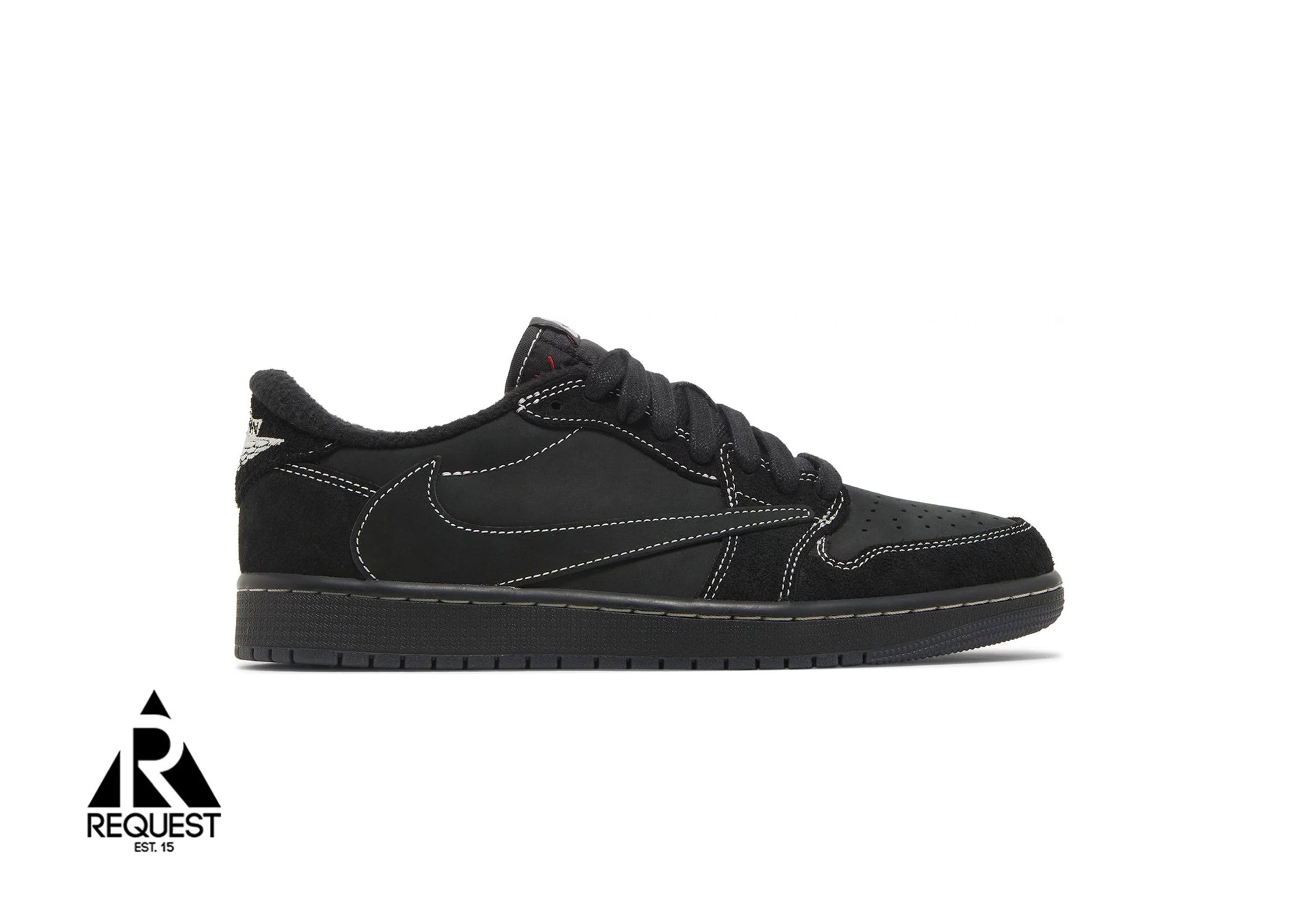 Air Jordan 1 Low Retro Travis Scott "Black Phantom"