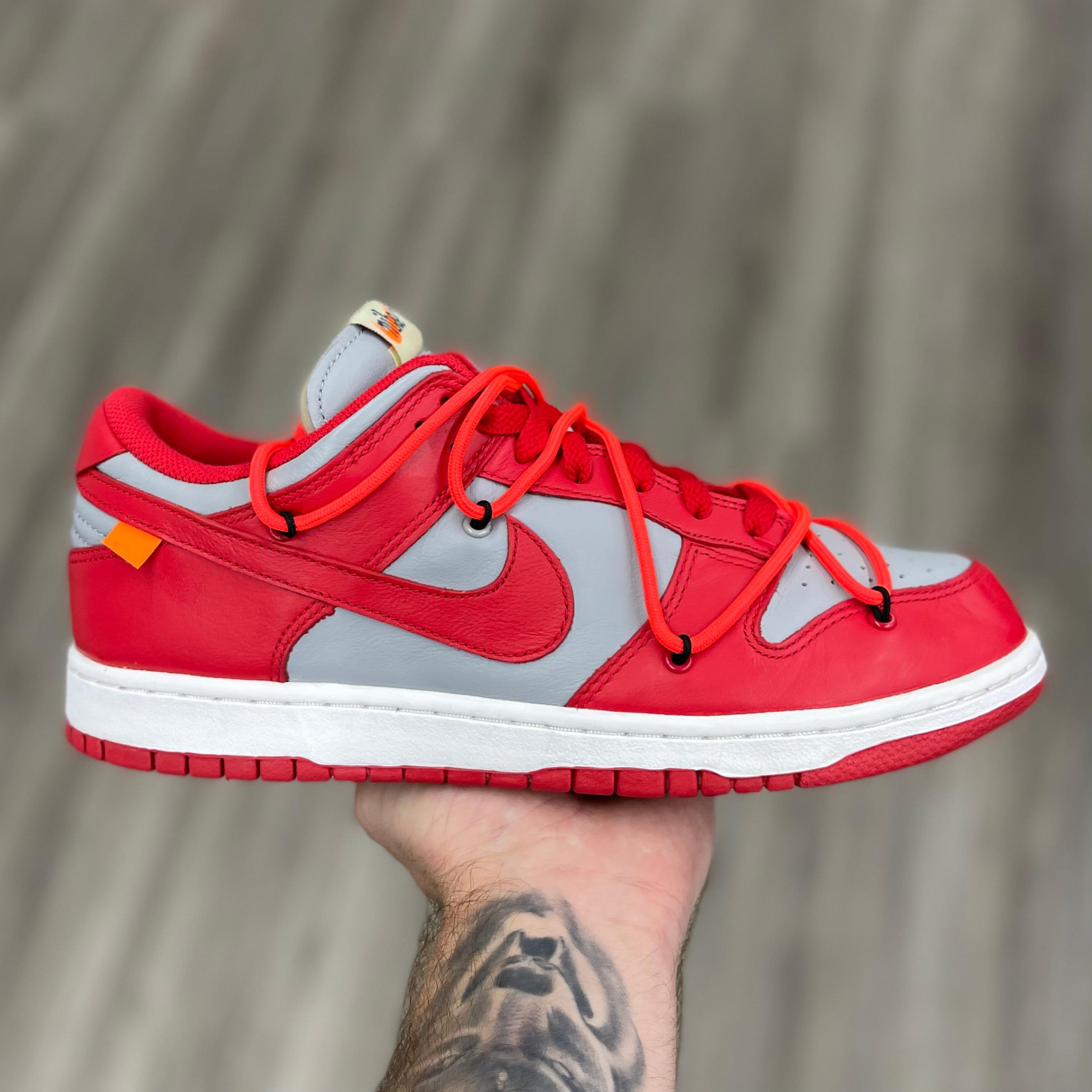 Alternate View 11 of Nike Dunk Low “Off White University Red”