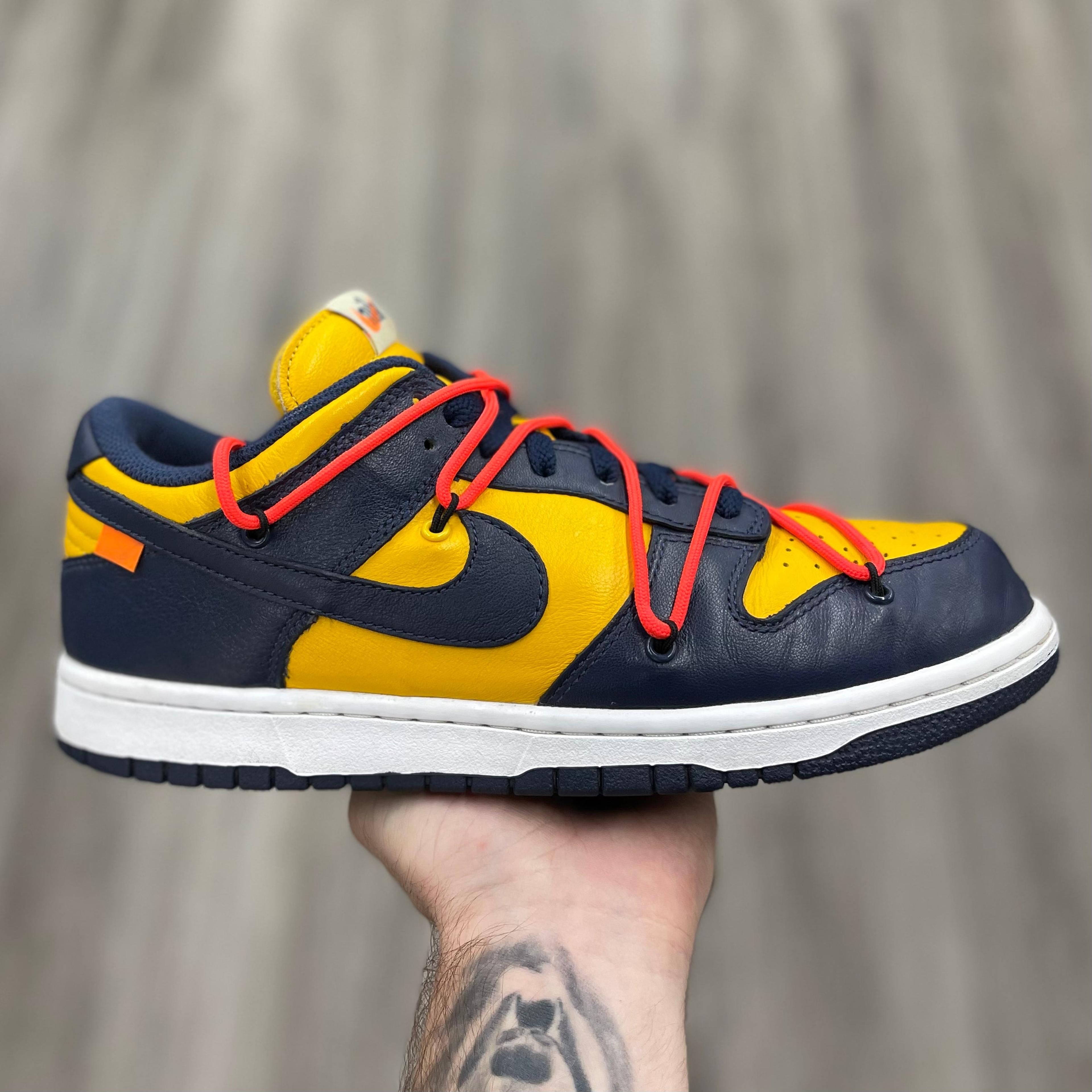 Alternate View 23 of Nike Dunk Low “Off White University Gold Midnight Navy”