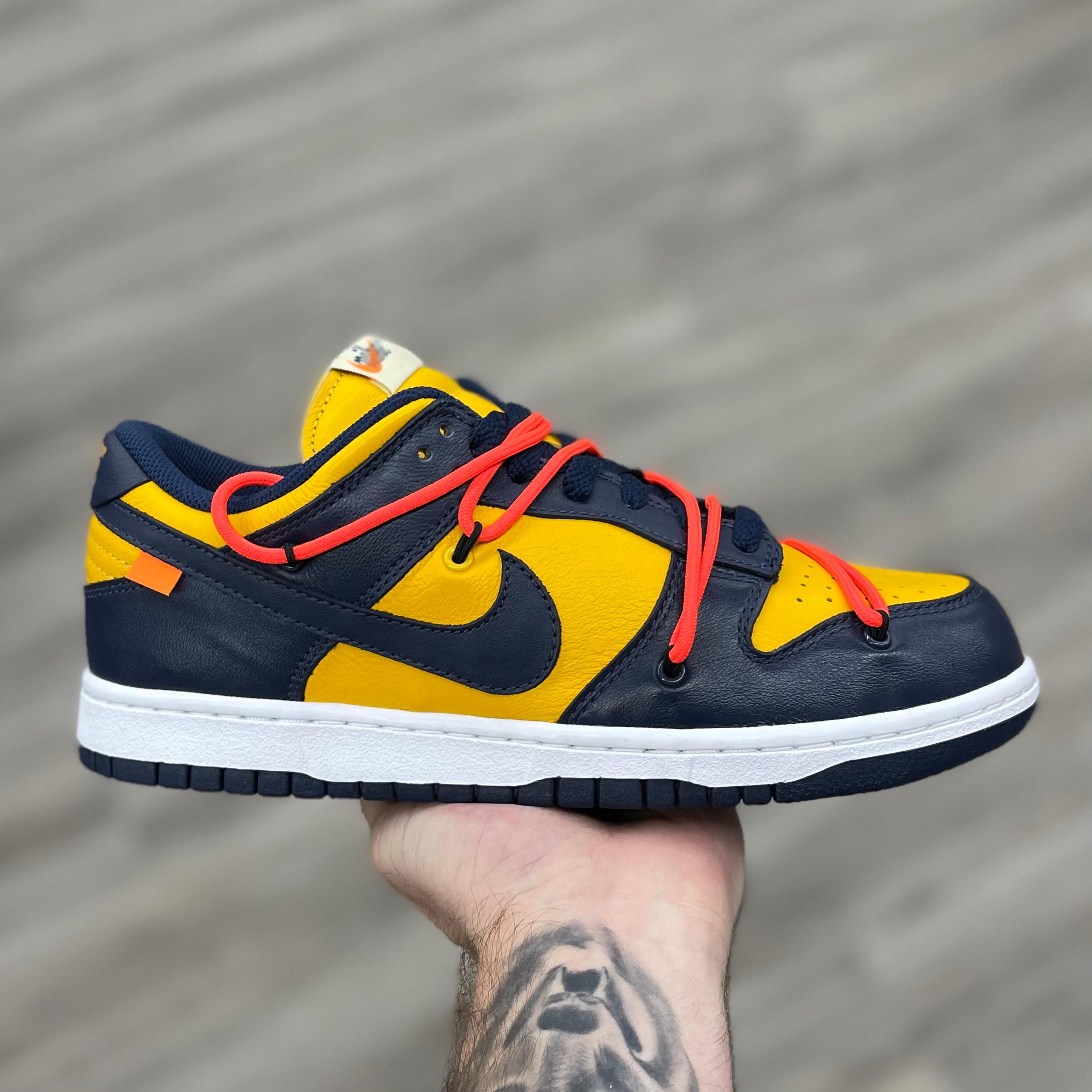 Alternate View 11 of Nike Dunk Low “Off White University Gold Midnight Navy”