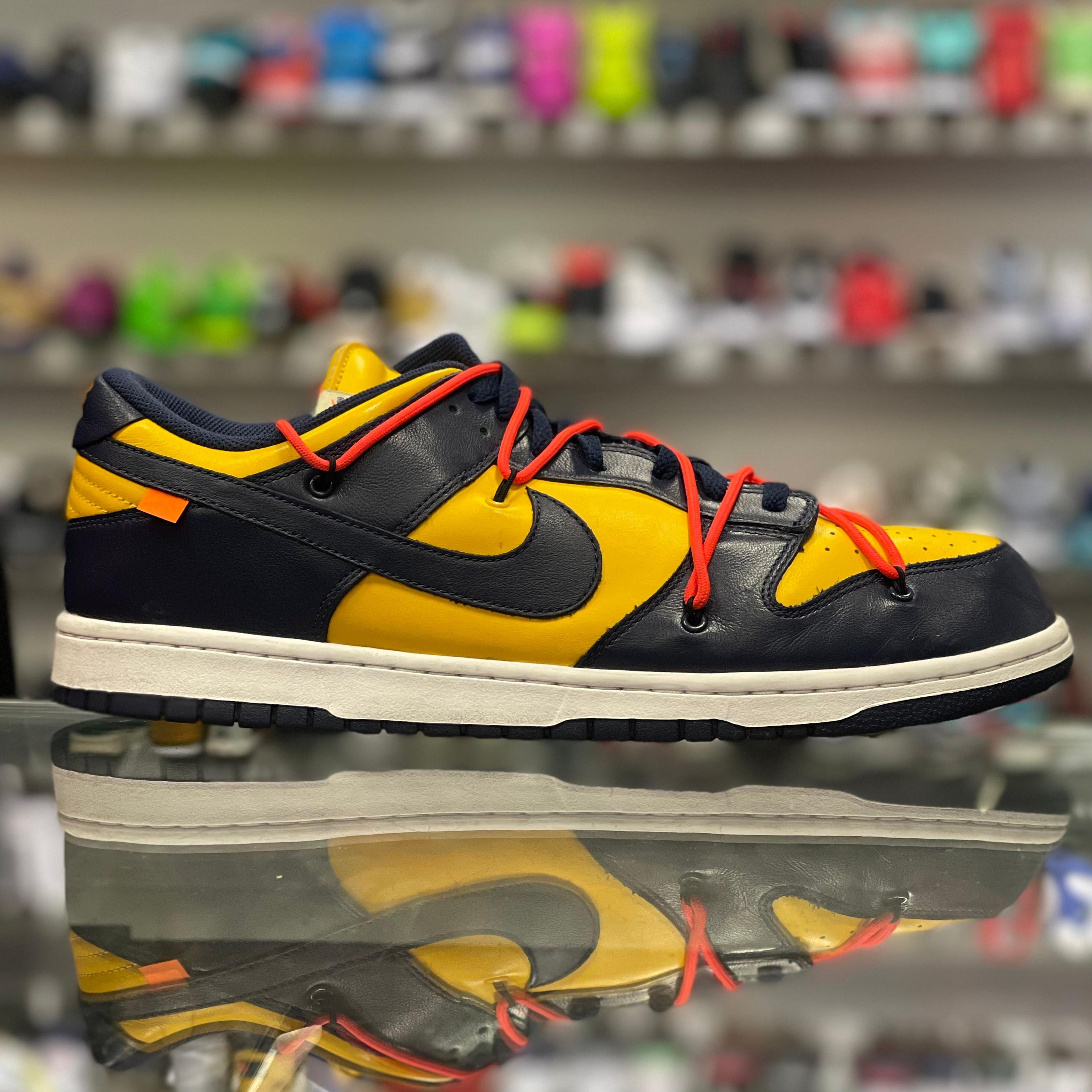 Alternate View 9 of Nike Dunk Low “Off White University Gold Midnight Navy”