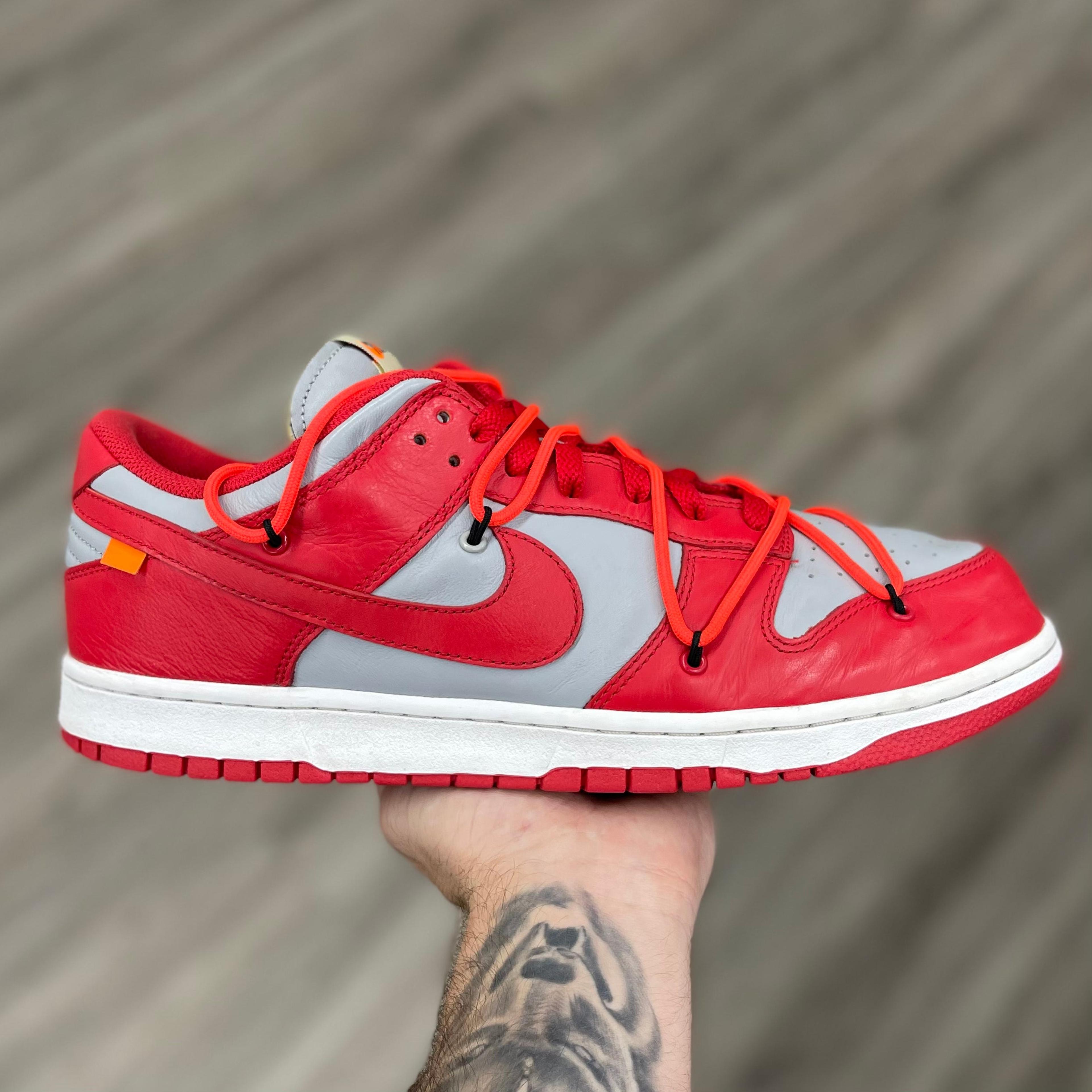 Alternate View 13 of Nike Dunk Low “Off White University Red”