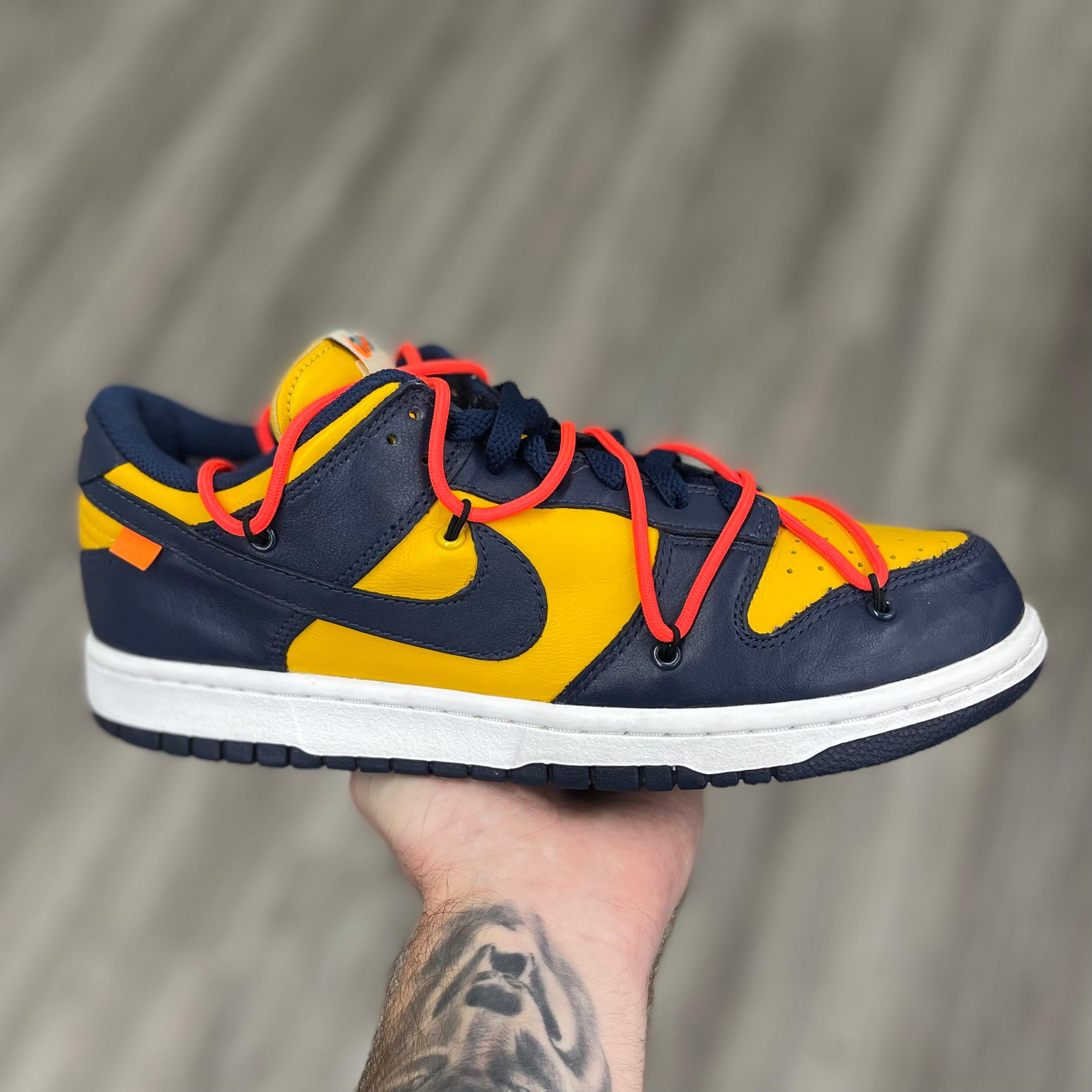 Alternate View 21 of Nike Dunk Low “Off White University Gold Midnight Navy”