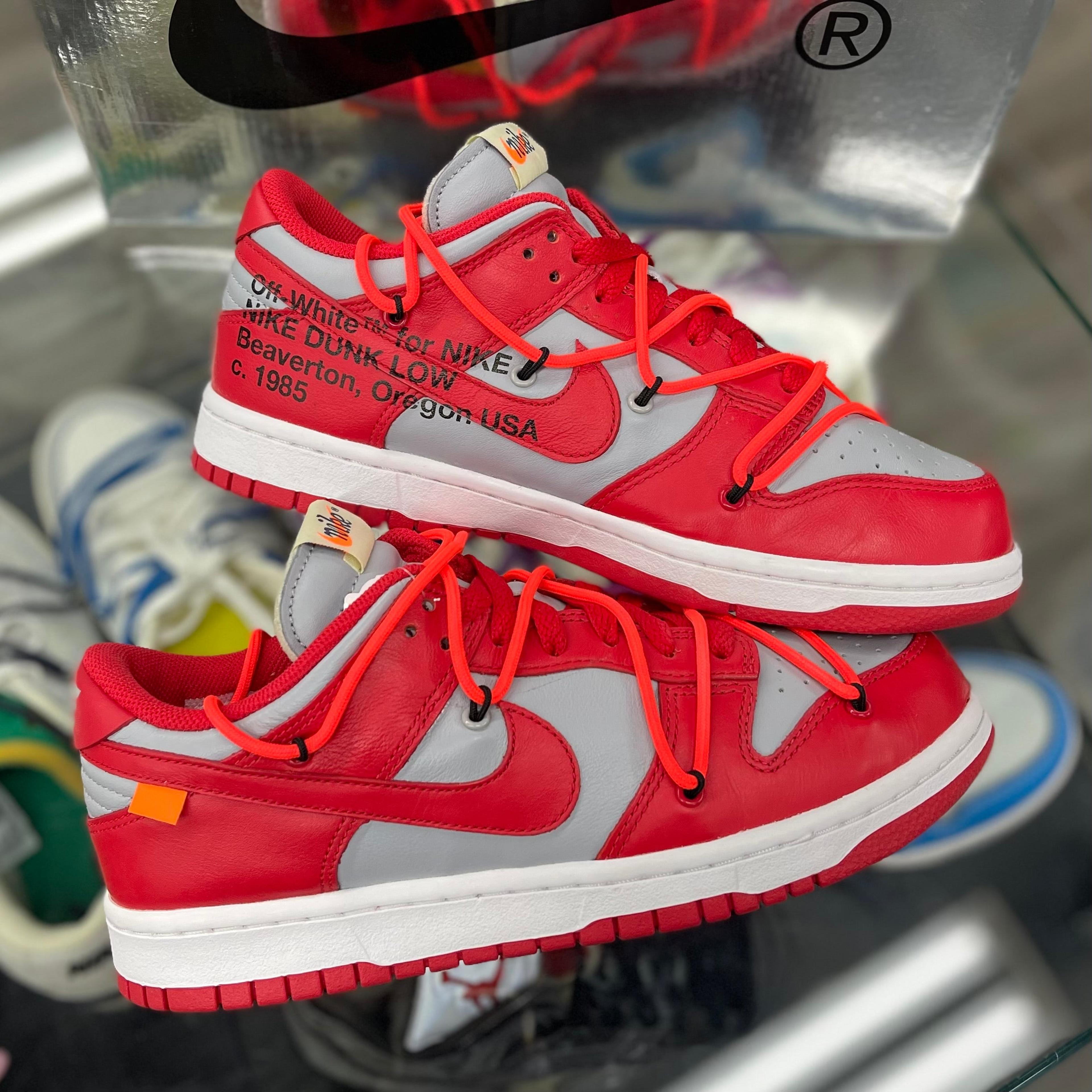 Alternate View 7 of Nike Dunk Low “Off White University Red”