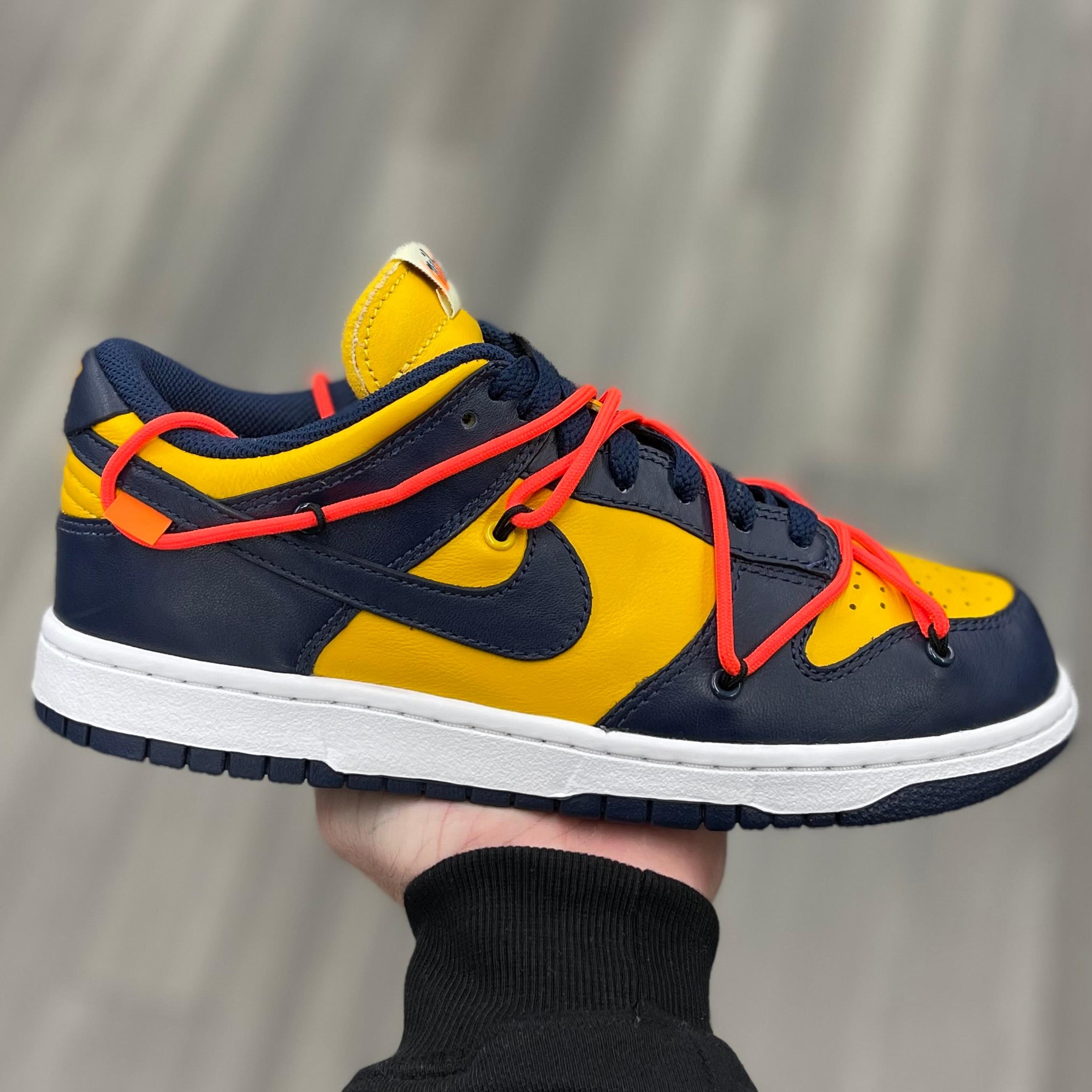 Alternate View 1 of Nike Dunk Low “Off White University Gold Midnight Navy”