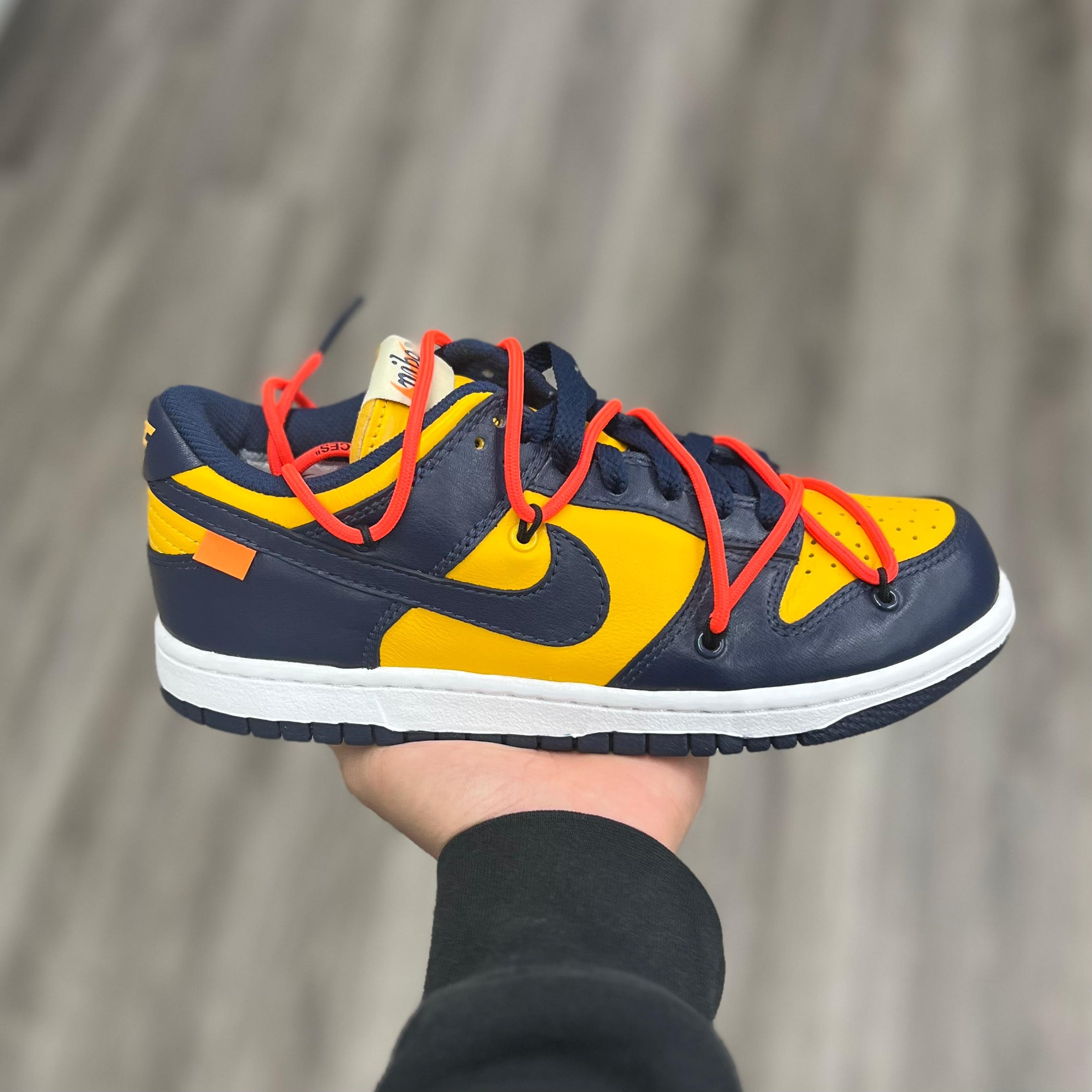 Alternate View 31 of Nike Dunk Low “Off White University Gold Midnight Navy”