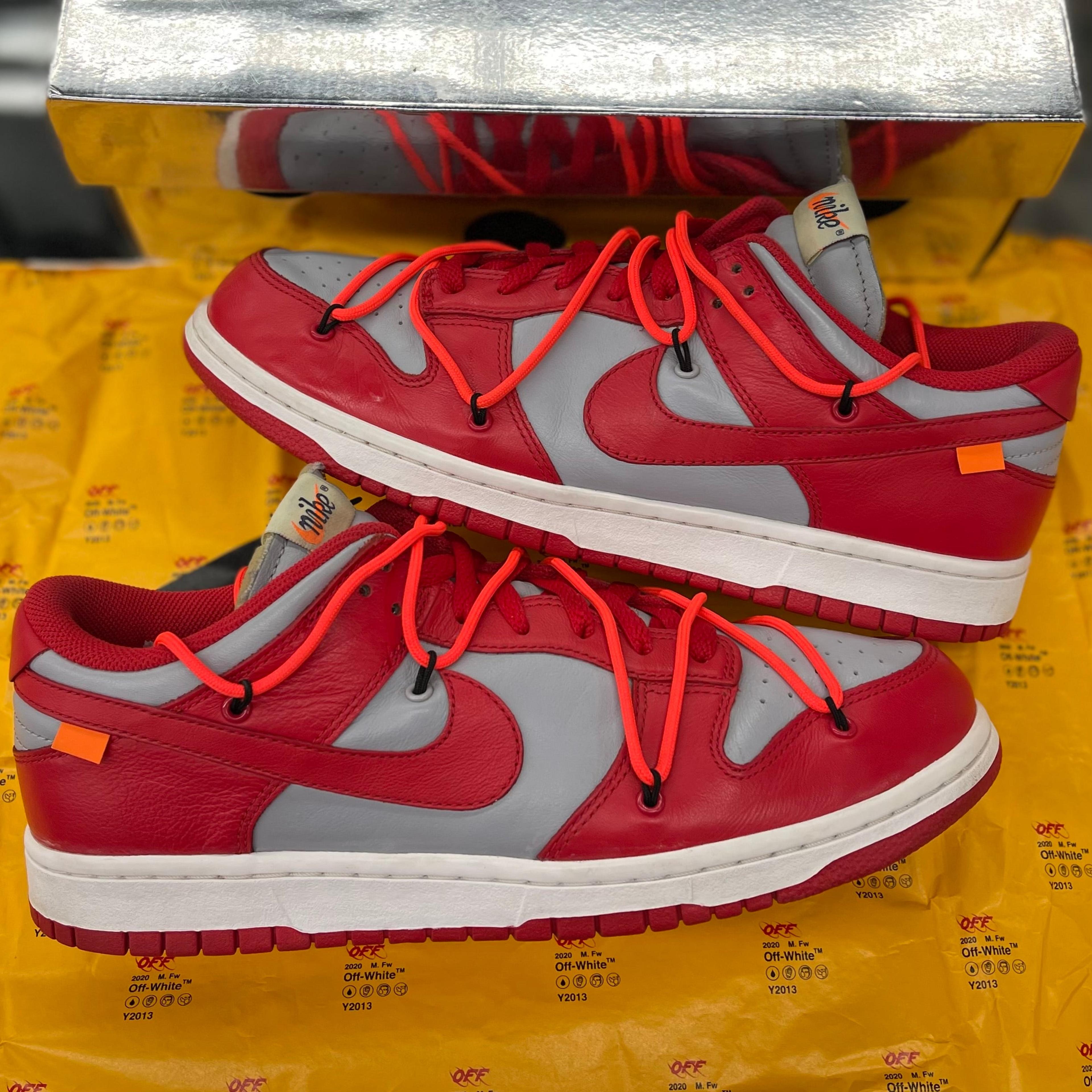 Alternate View 1 of Nike Dunk Low “Off White University Red”