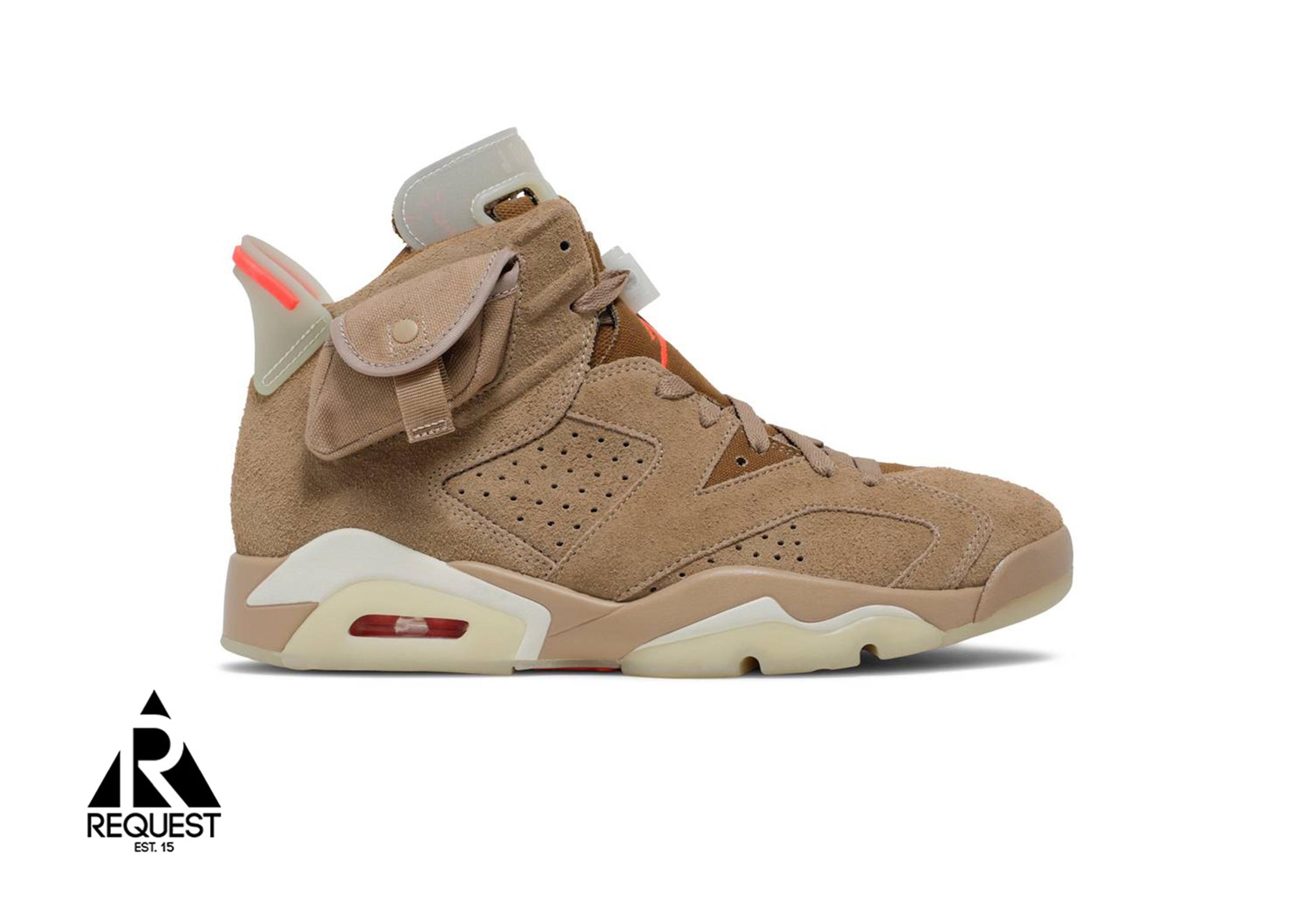 Air Jordan 6 Retro “Travis Scott British Khaki”