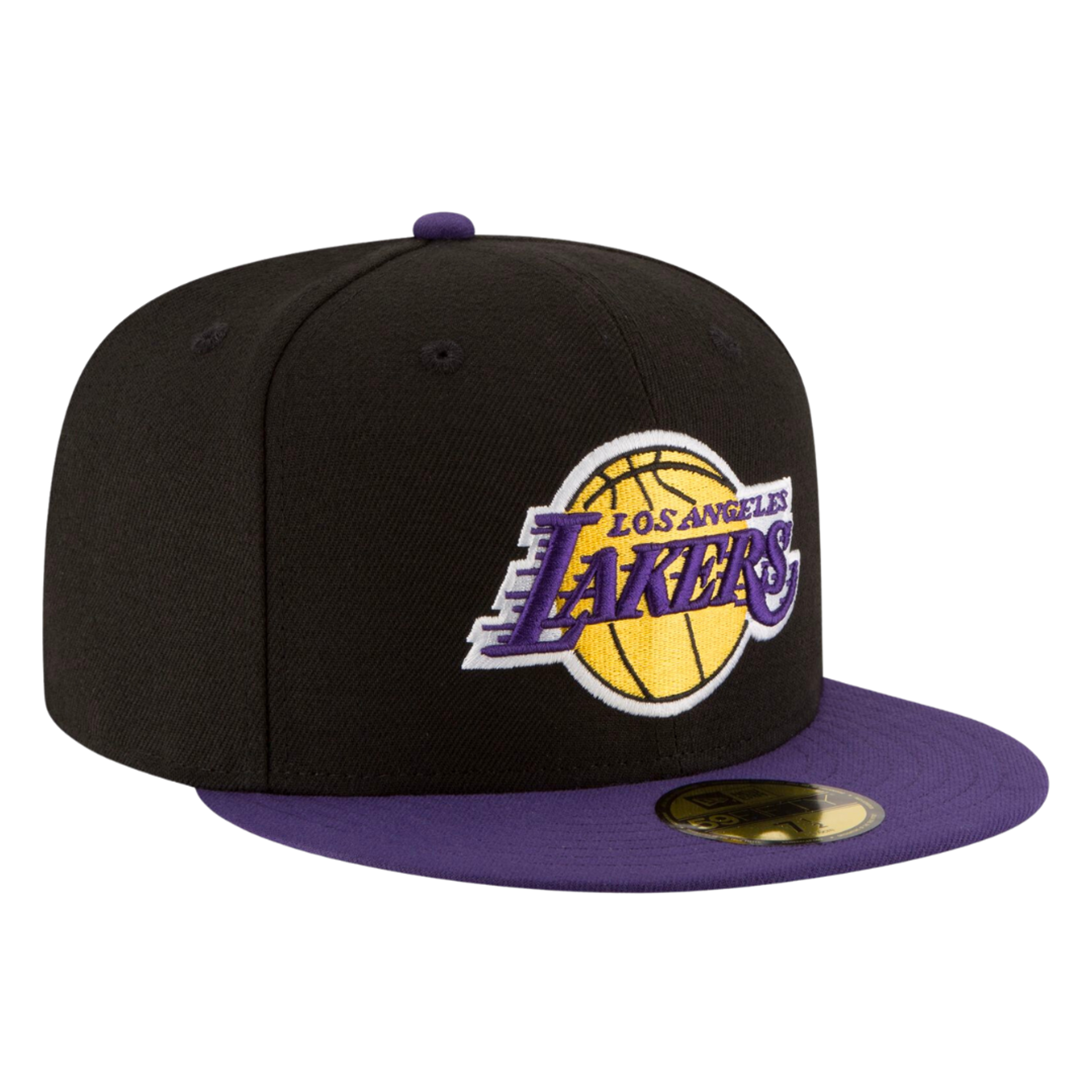 NTWRK - Los Angeles Lakers Black Two Tone 59FIFTY Fitted Hat