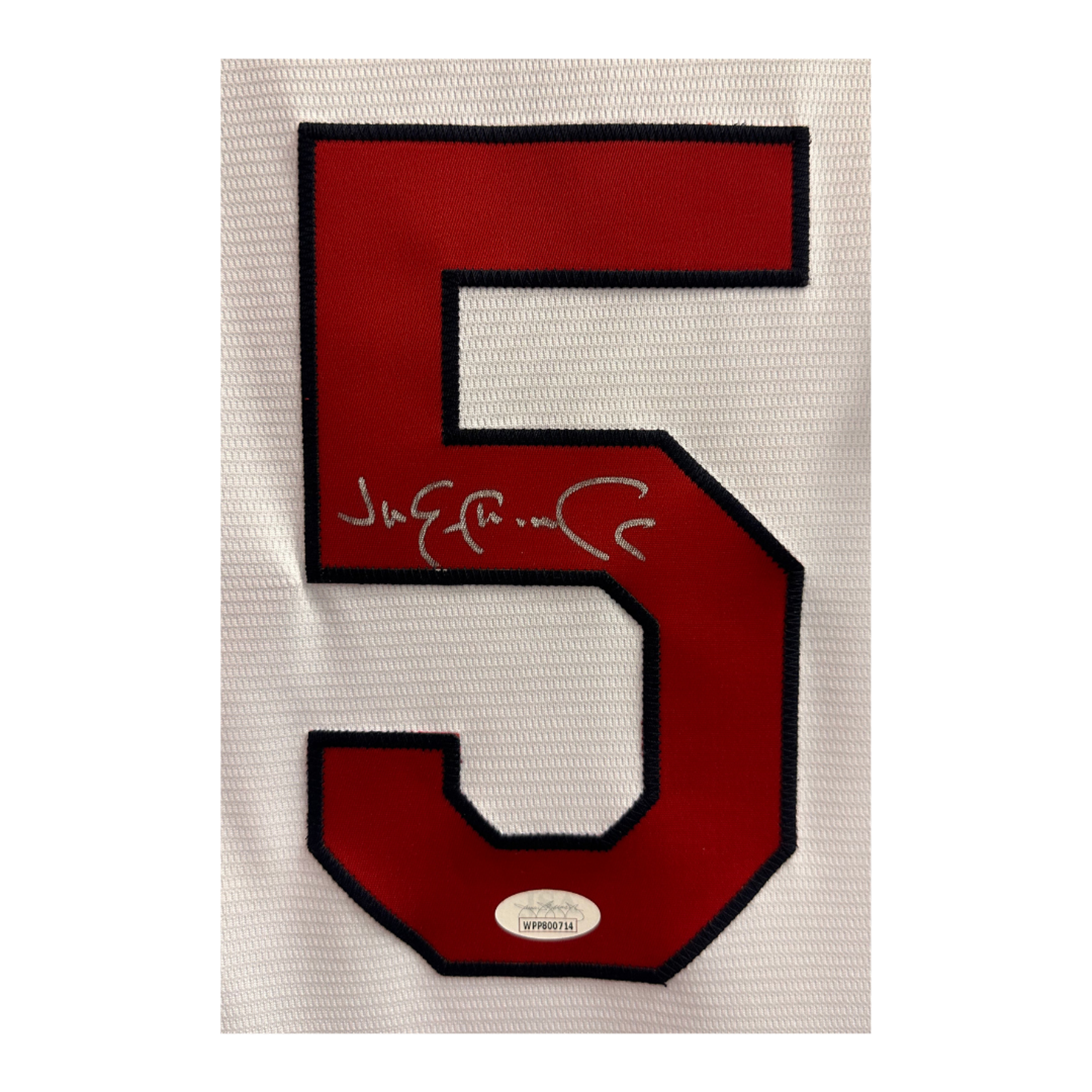 Jim Edmonds Autographed White Cardinals Jersey