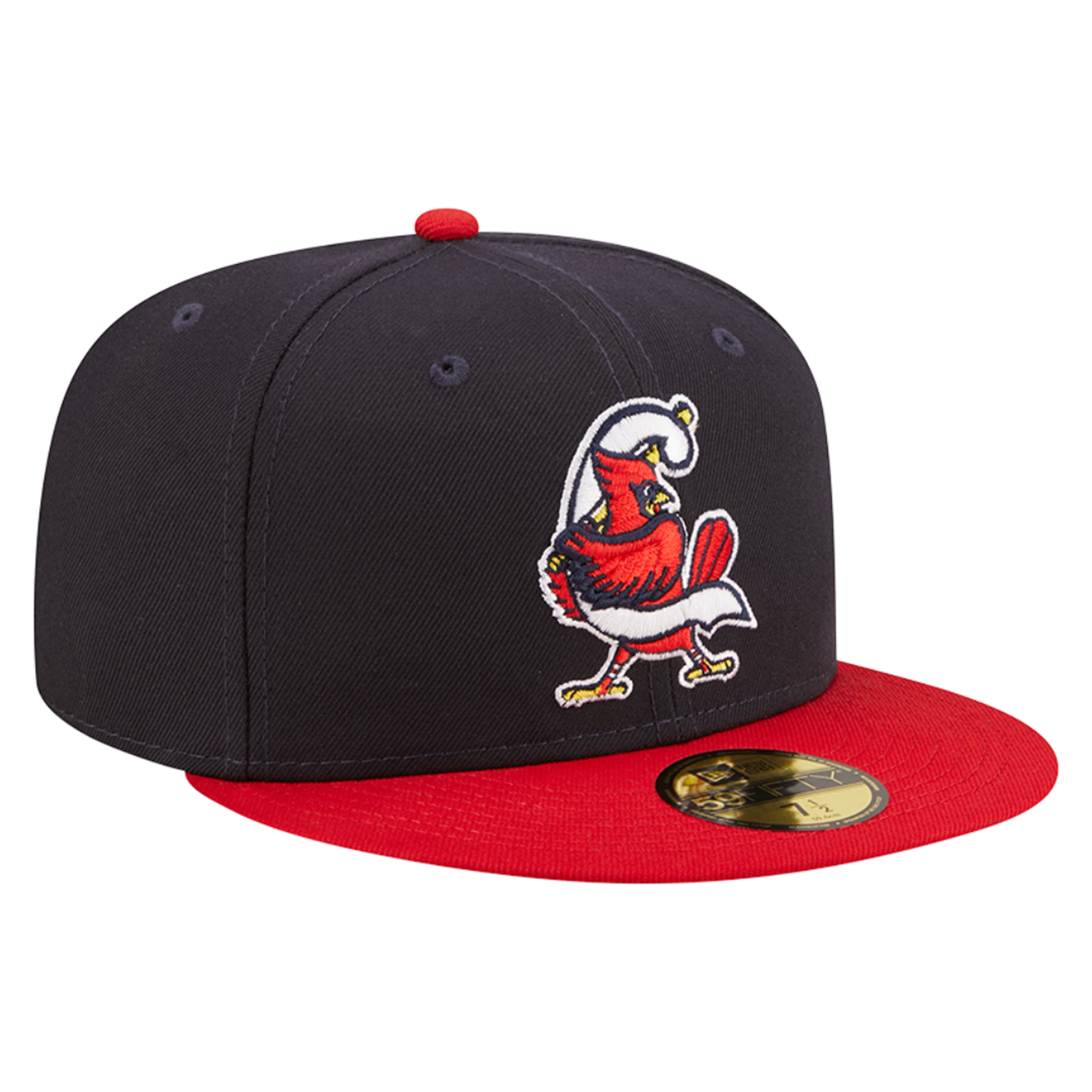 Springfield Cardinals On Field Red Brim 59FIFTY Fitted Hat