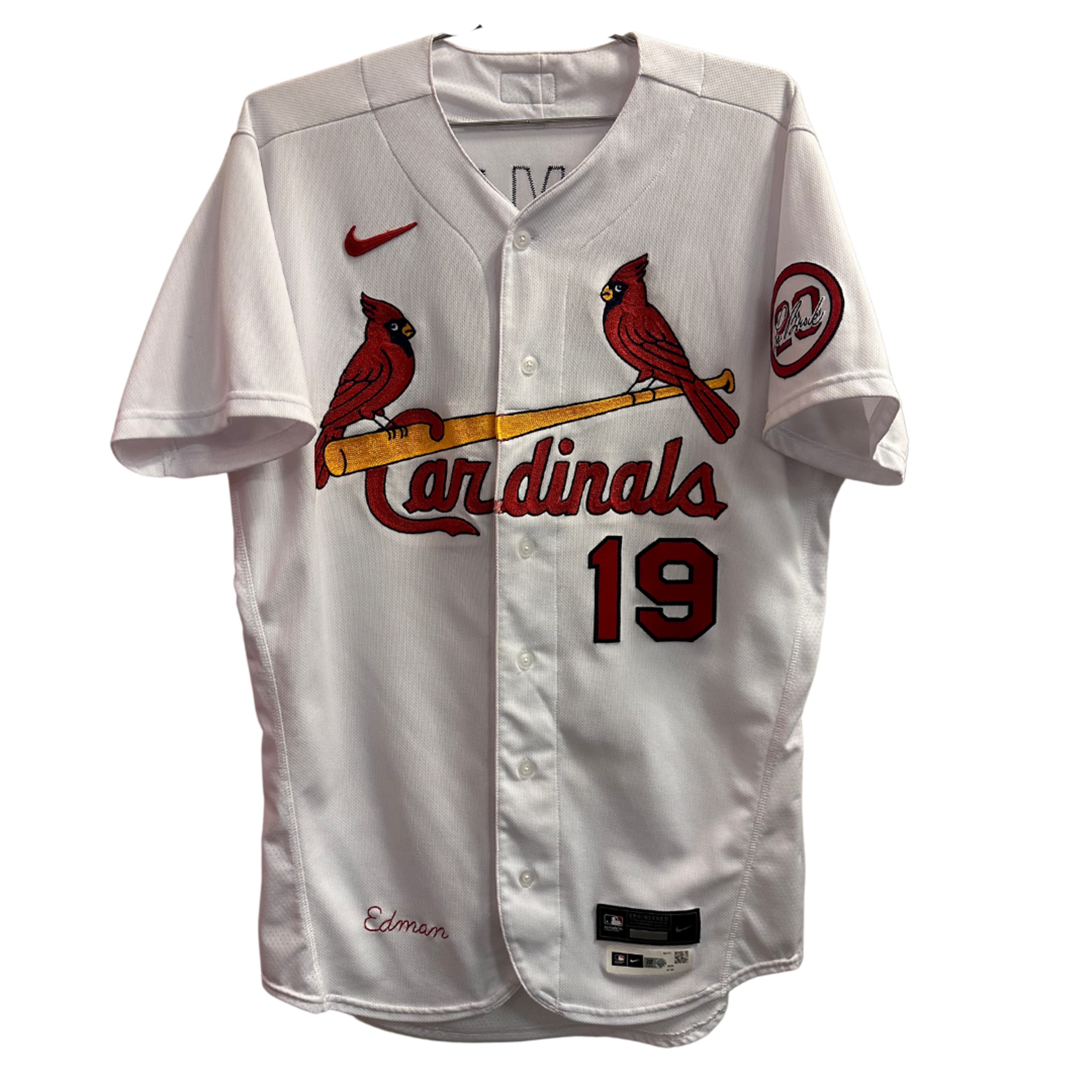 NTWRK - Tommy Edman St Louis Cardinals Game Used Nike Home Jersey w/ Lou