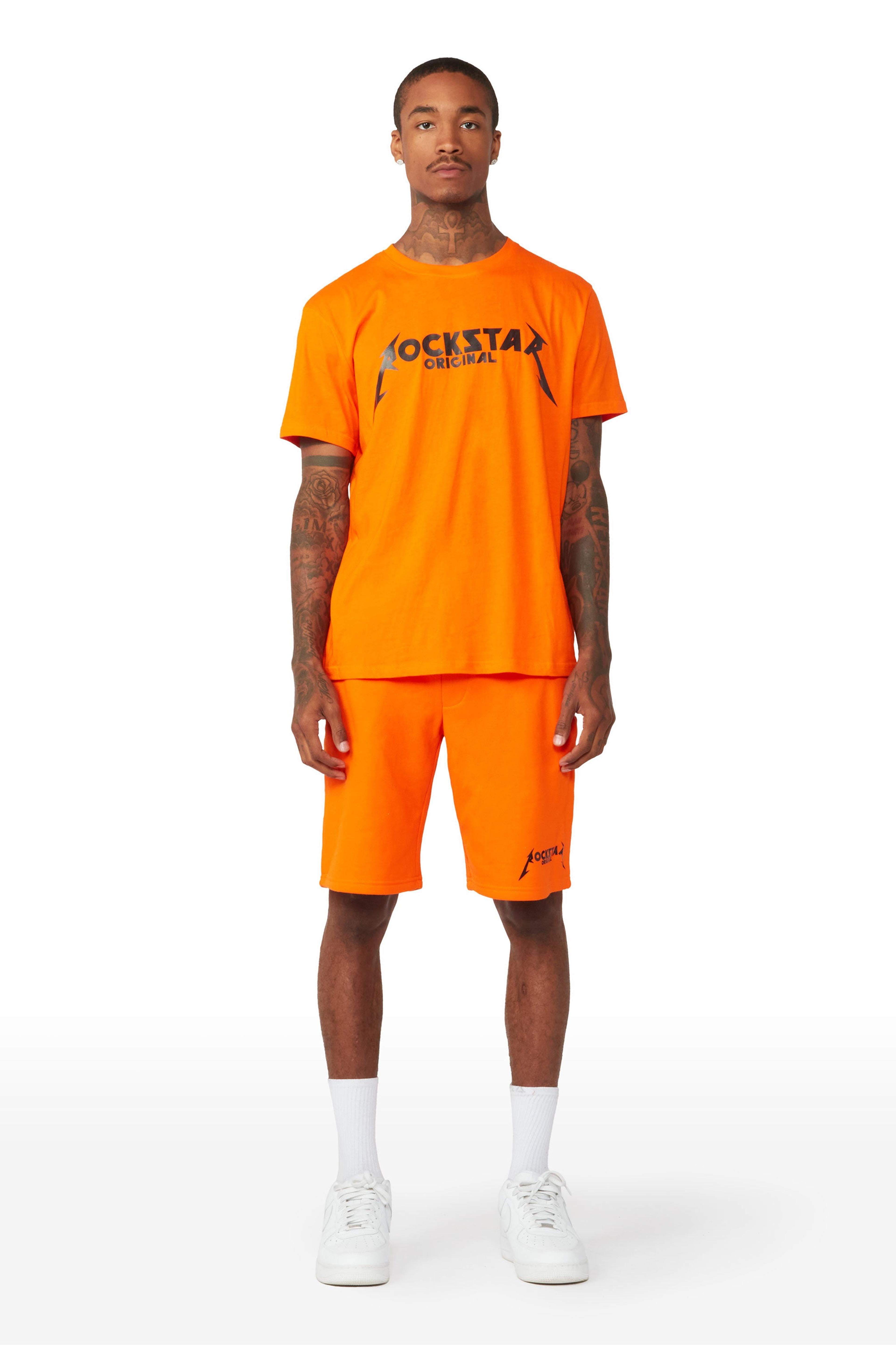 Alternate View 1 of Yaakon Orange T-Shirt/Short Set