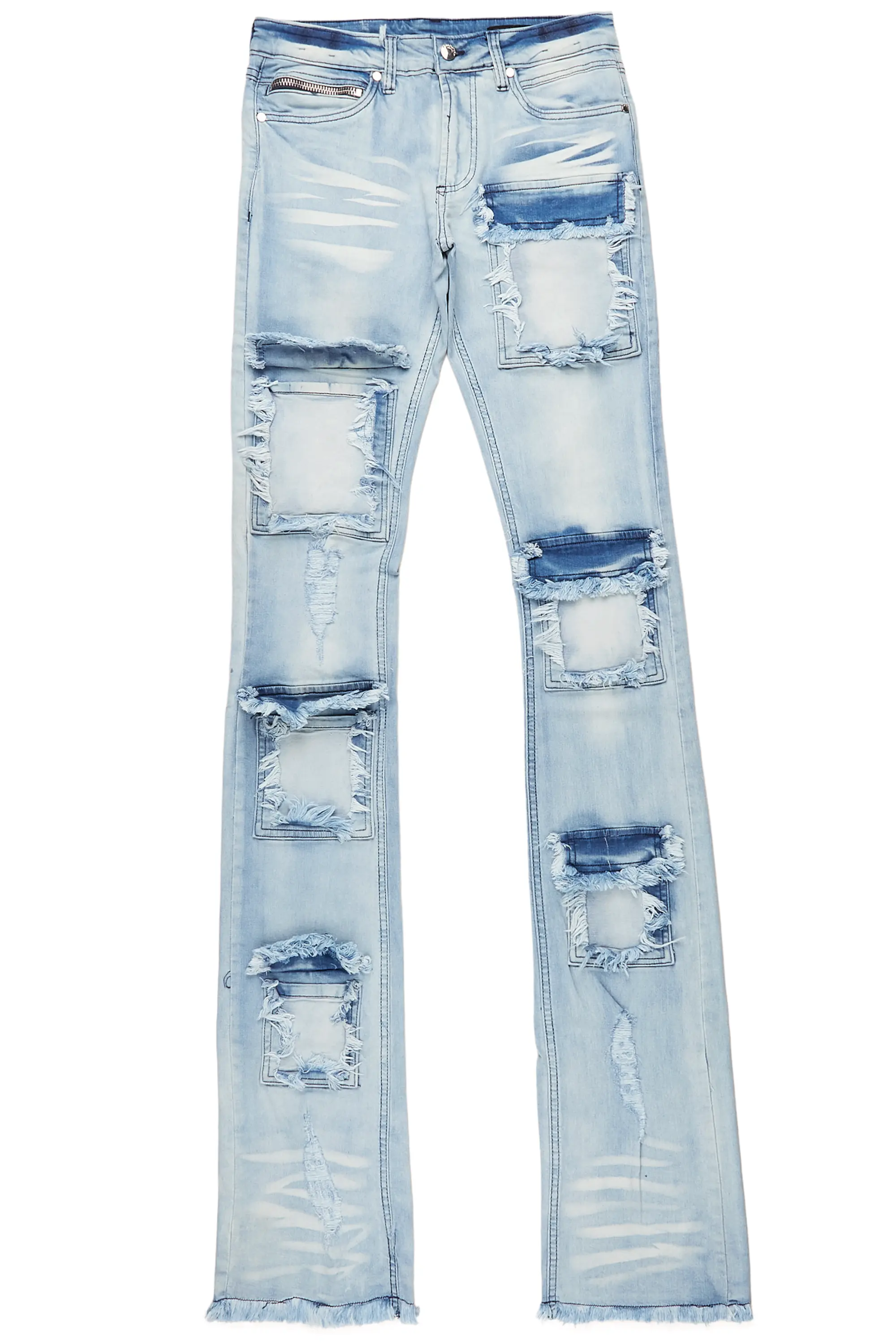 Alternate View 1 of Asle Blue Super Stacked Flare Jean