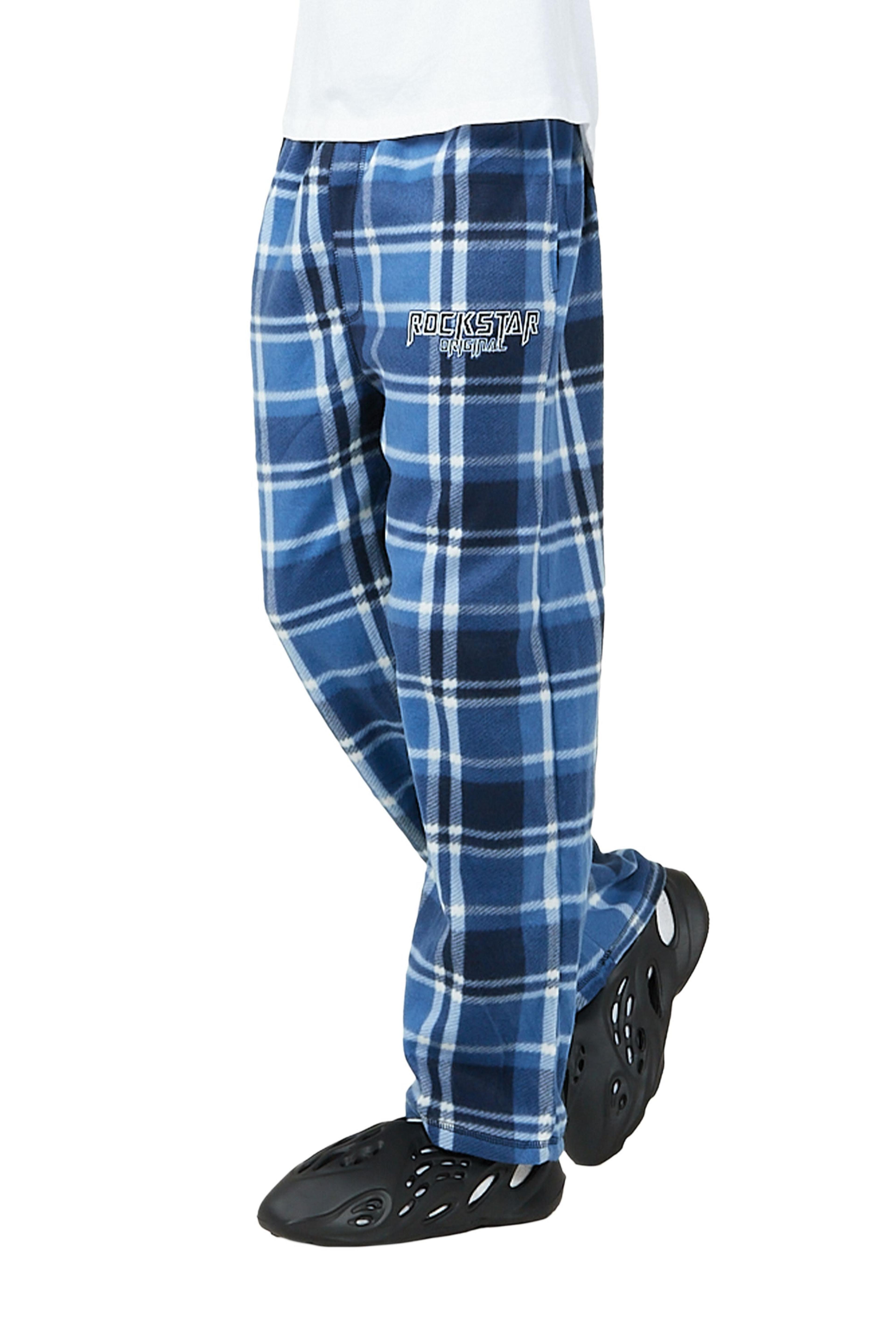 NTWRK - Nigel Blue Plaid Pajamas
