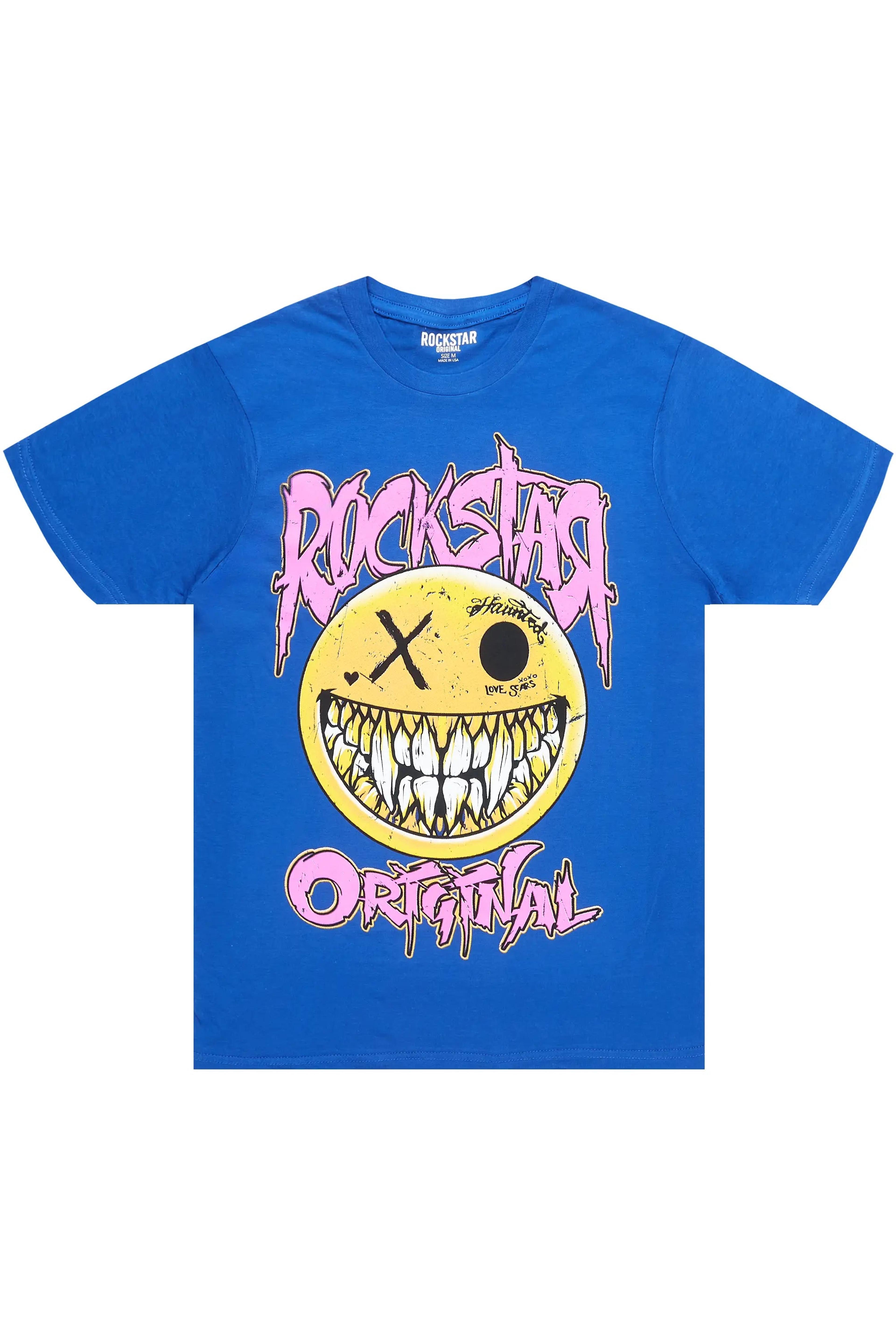 Alternate View 1 of Fraust Royal Blue Graphic T-Shirt