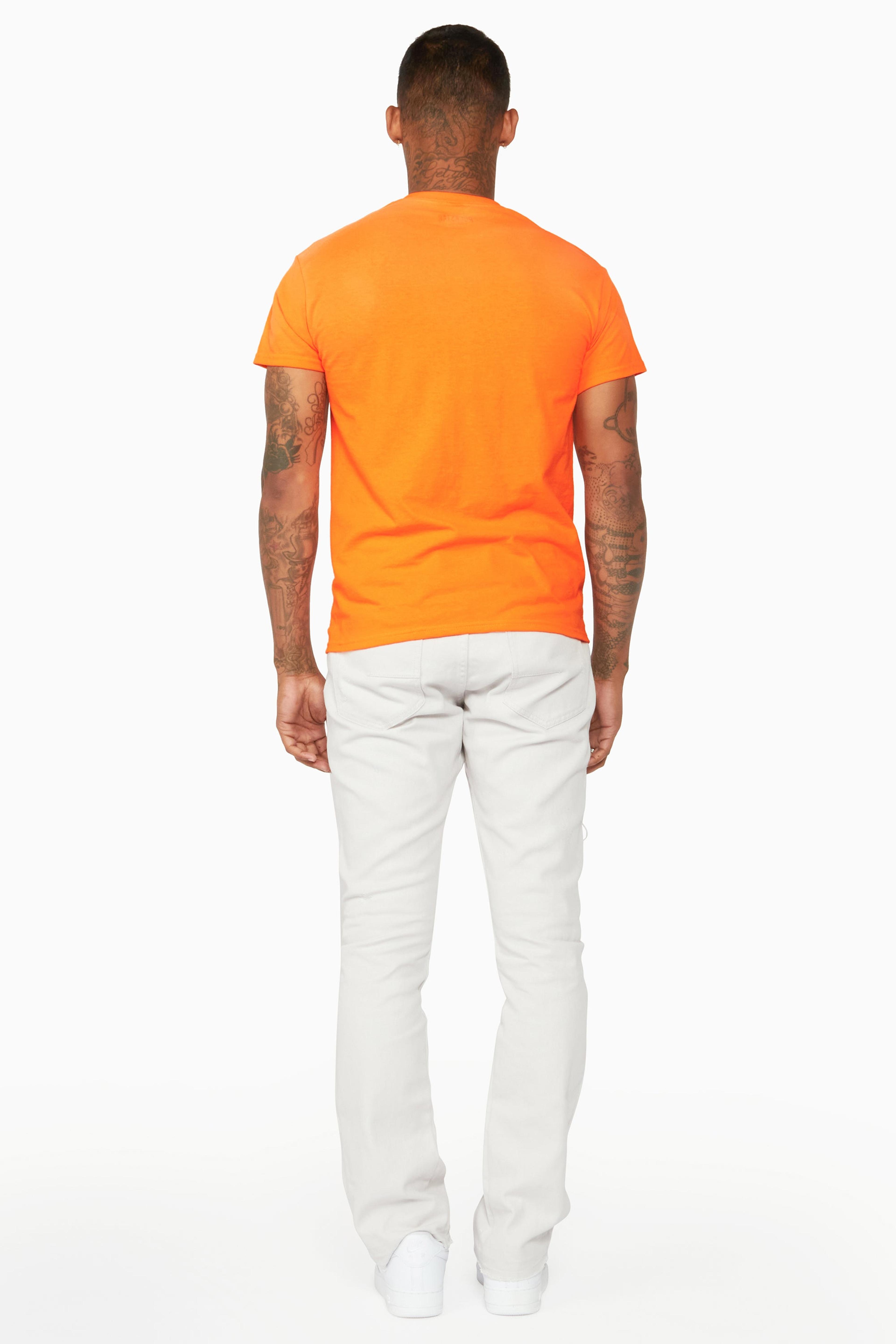 Alternate View 4 of Palmer Orange Graphic T-Shirt
