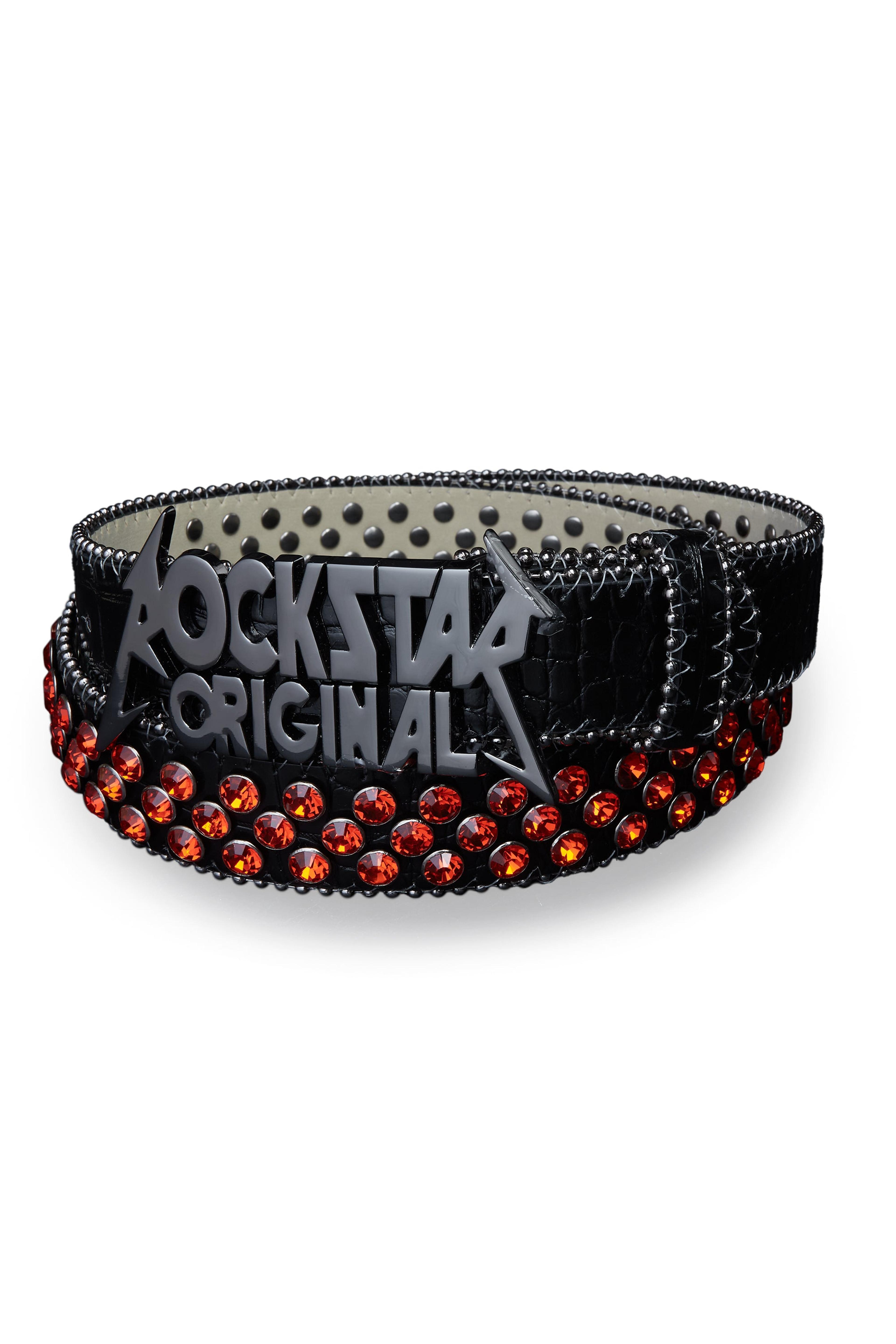Silas Rockstar Logo Belt-Black