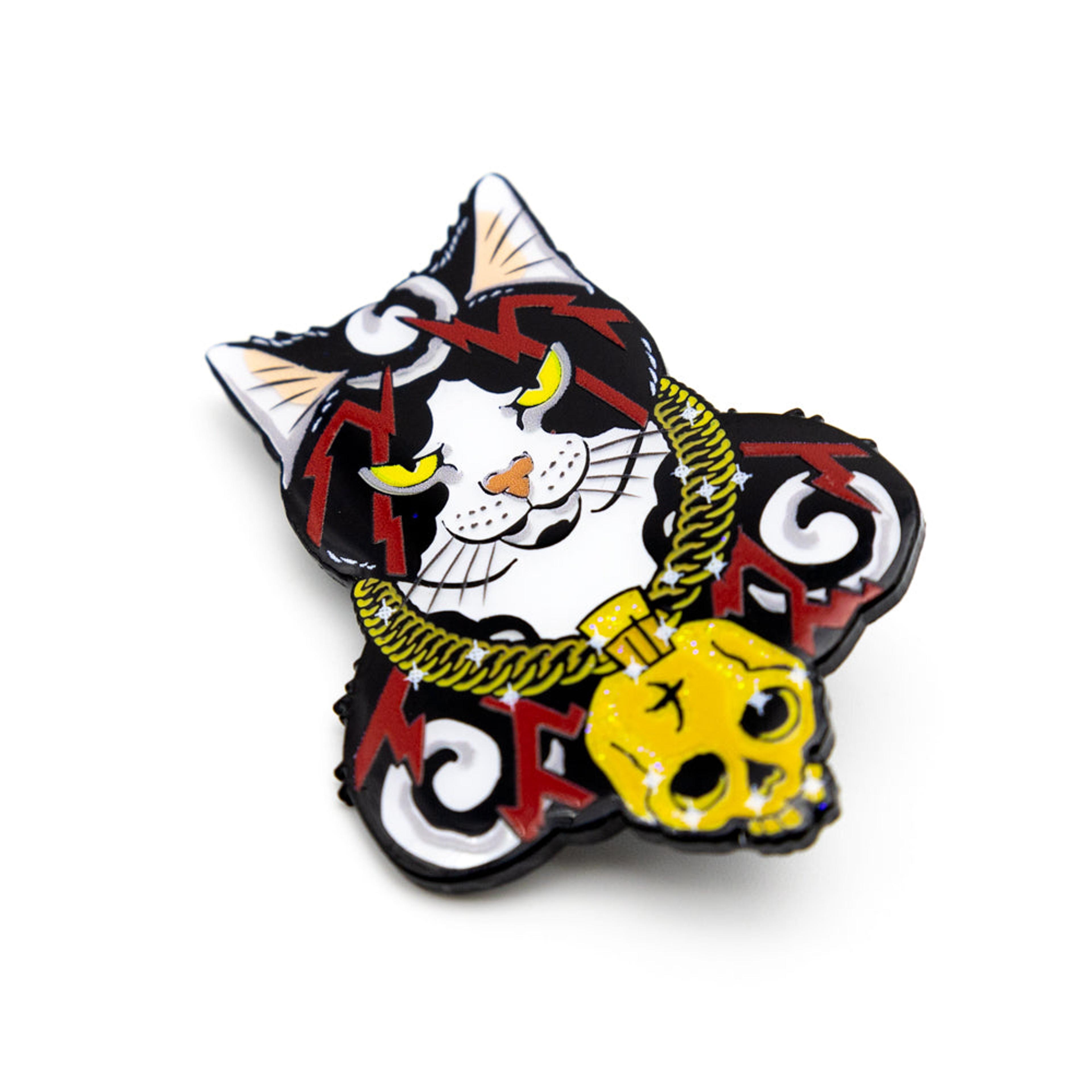 Alternate View 1 of Electric Cat Pin
