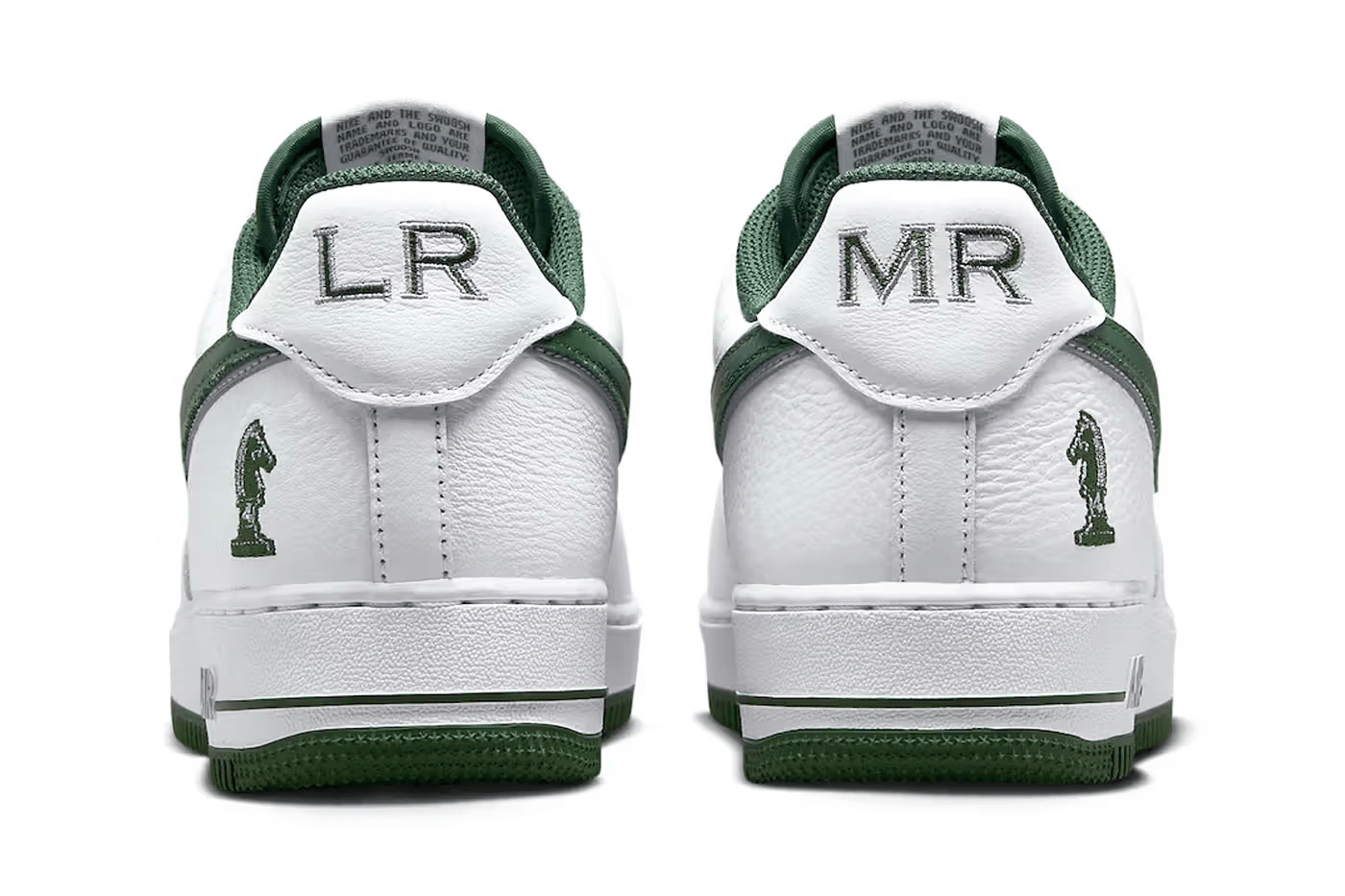 Alternate View 3 of Men's Nike Air Force 1 Low - White/Deep Forest