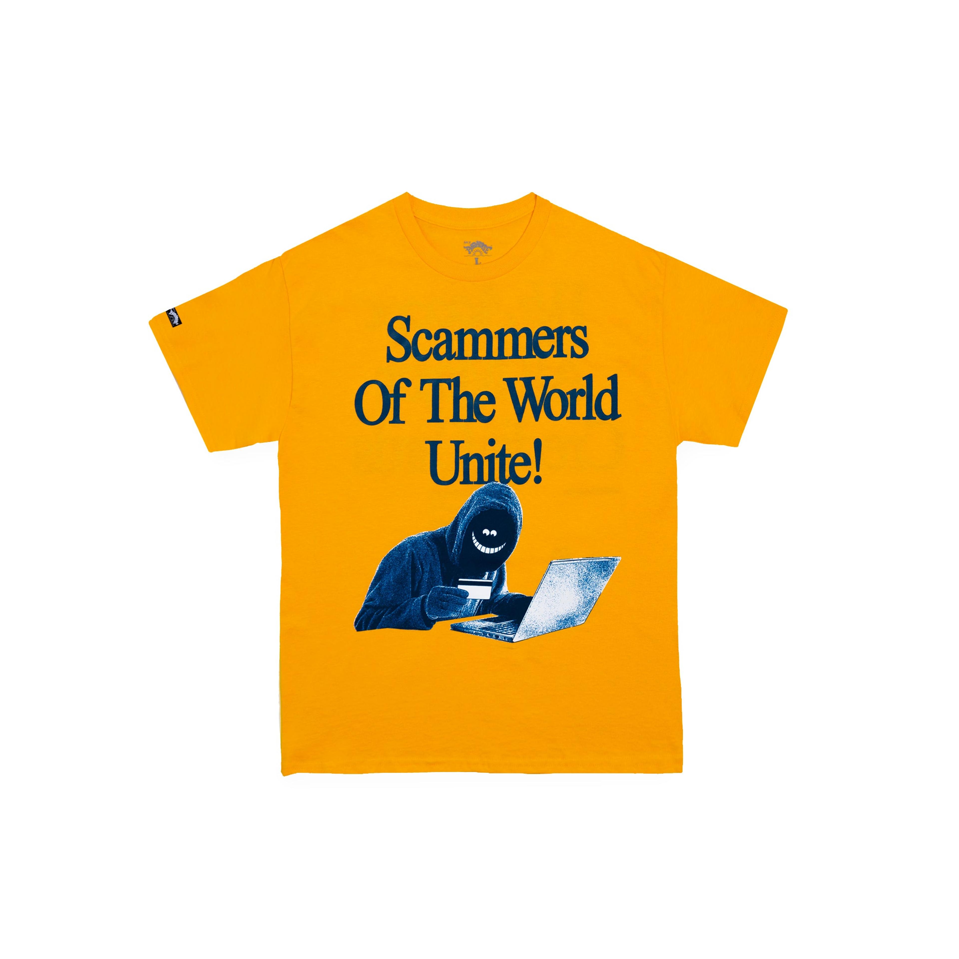 Scammers Unite SS Tee - Gold