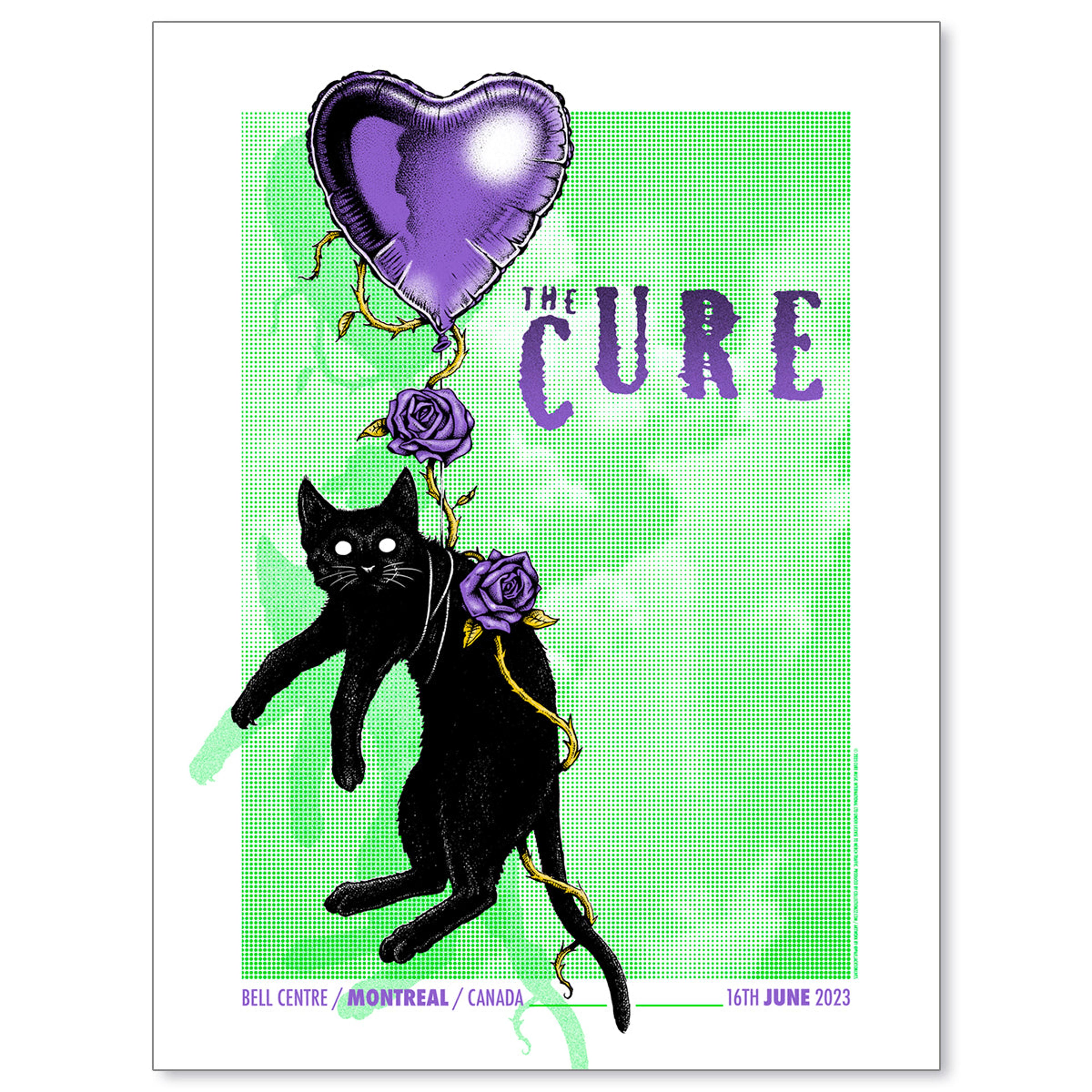 The Cure Montreal June 16, 2023 Second Edition Poster & Trading 