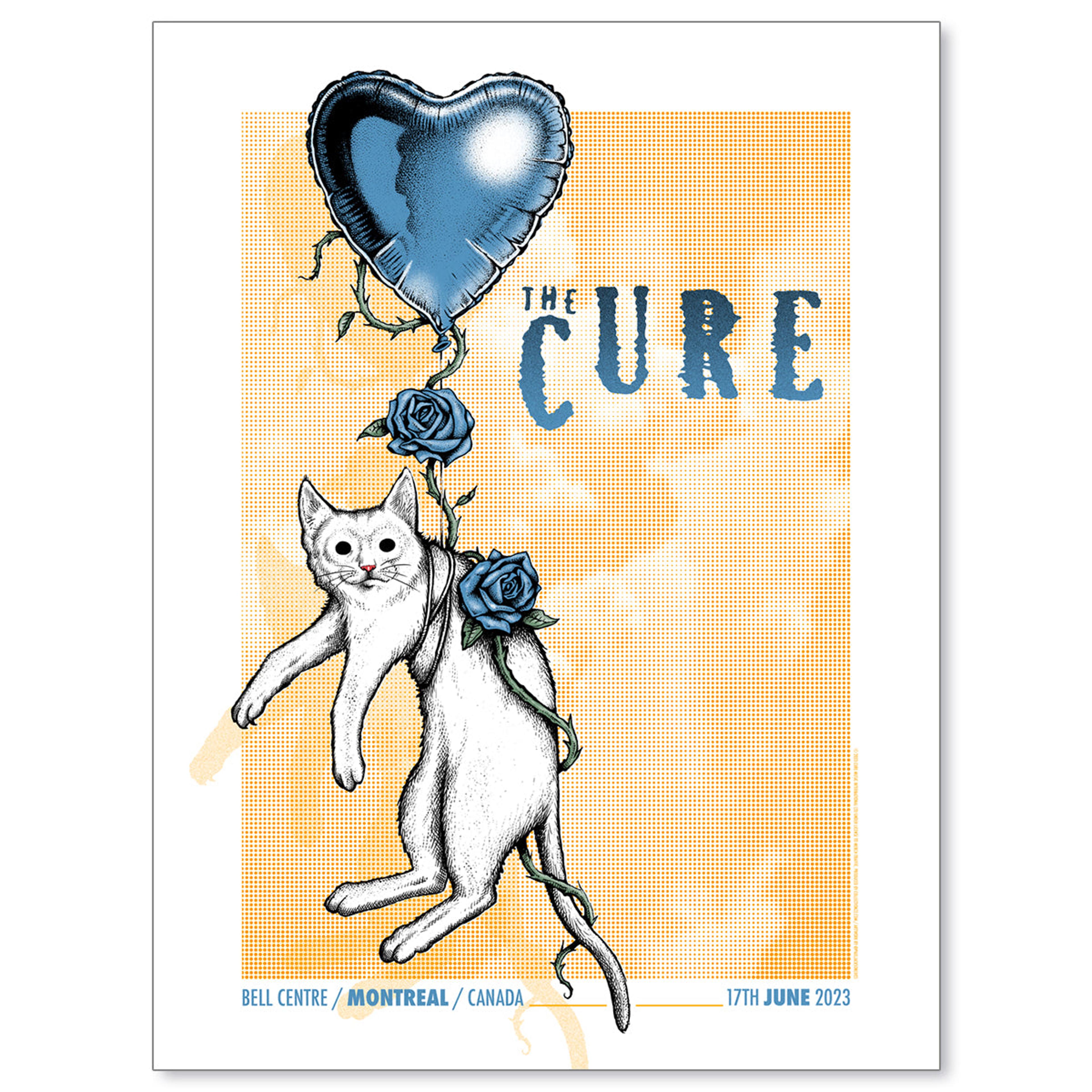 The Cure Montreal June 17, 2023 First Edition Poster & Trading C