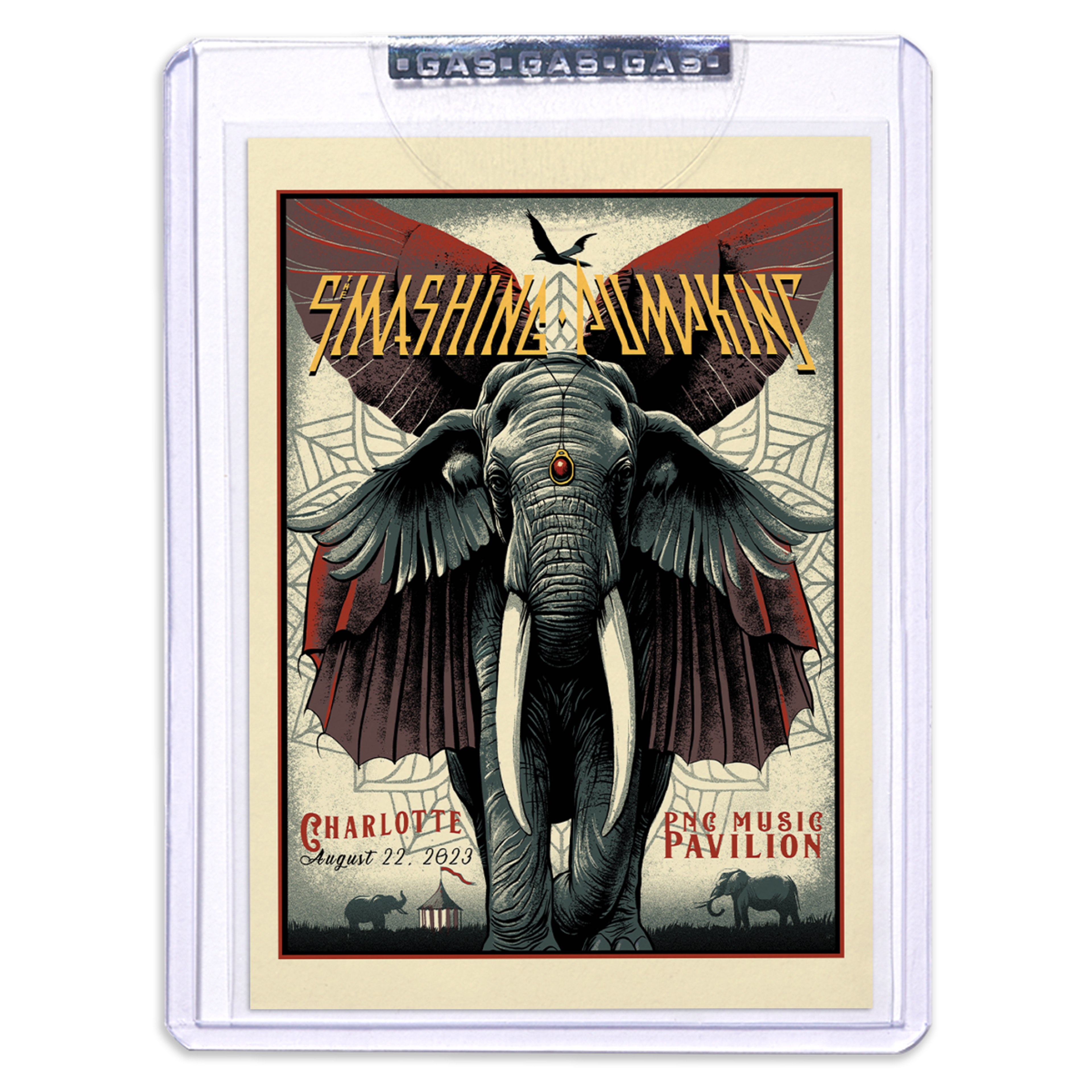 Alternate View 1 of The Smashing Pumpkins Charlotte August 22, 2023 Poster & Setlist