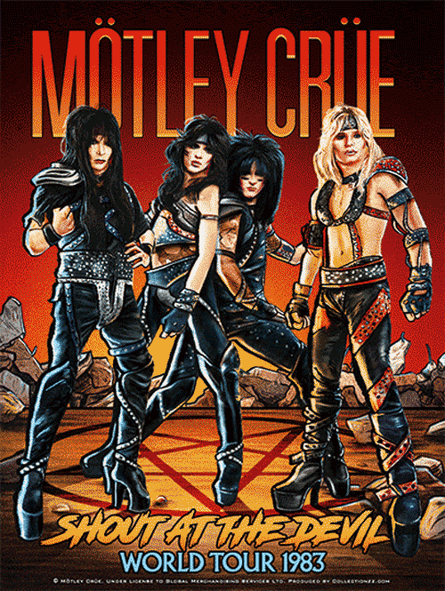 Alternate View 6 of Mötley Crüe Crücial Crüe Tours Lenticulars - Set of 6