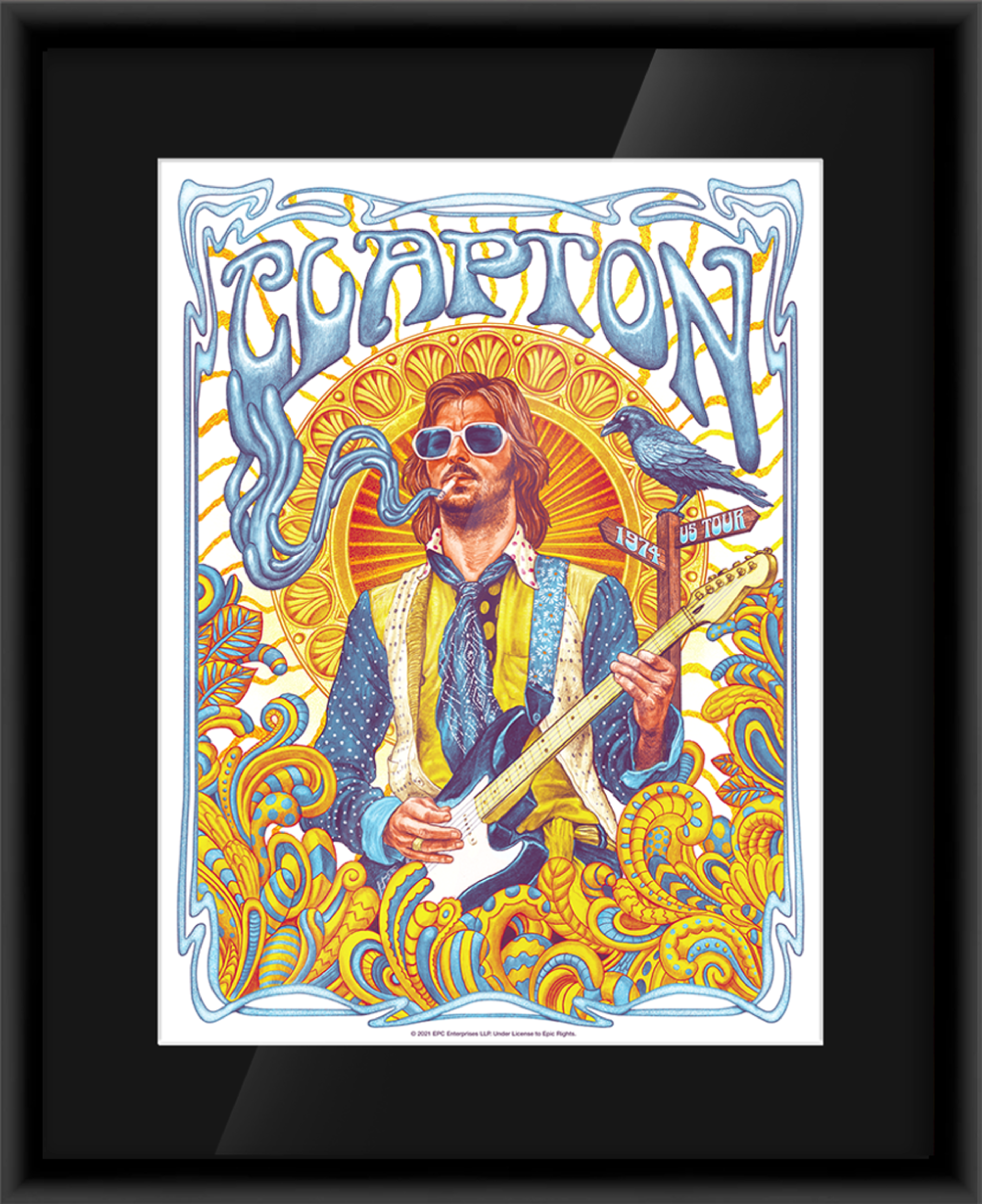 Alternate View 1 of Eric Clapton 1974 Tour