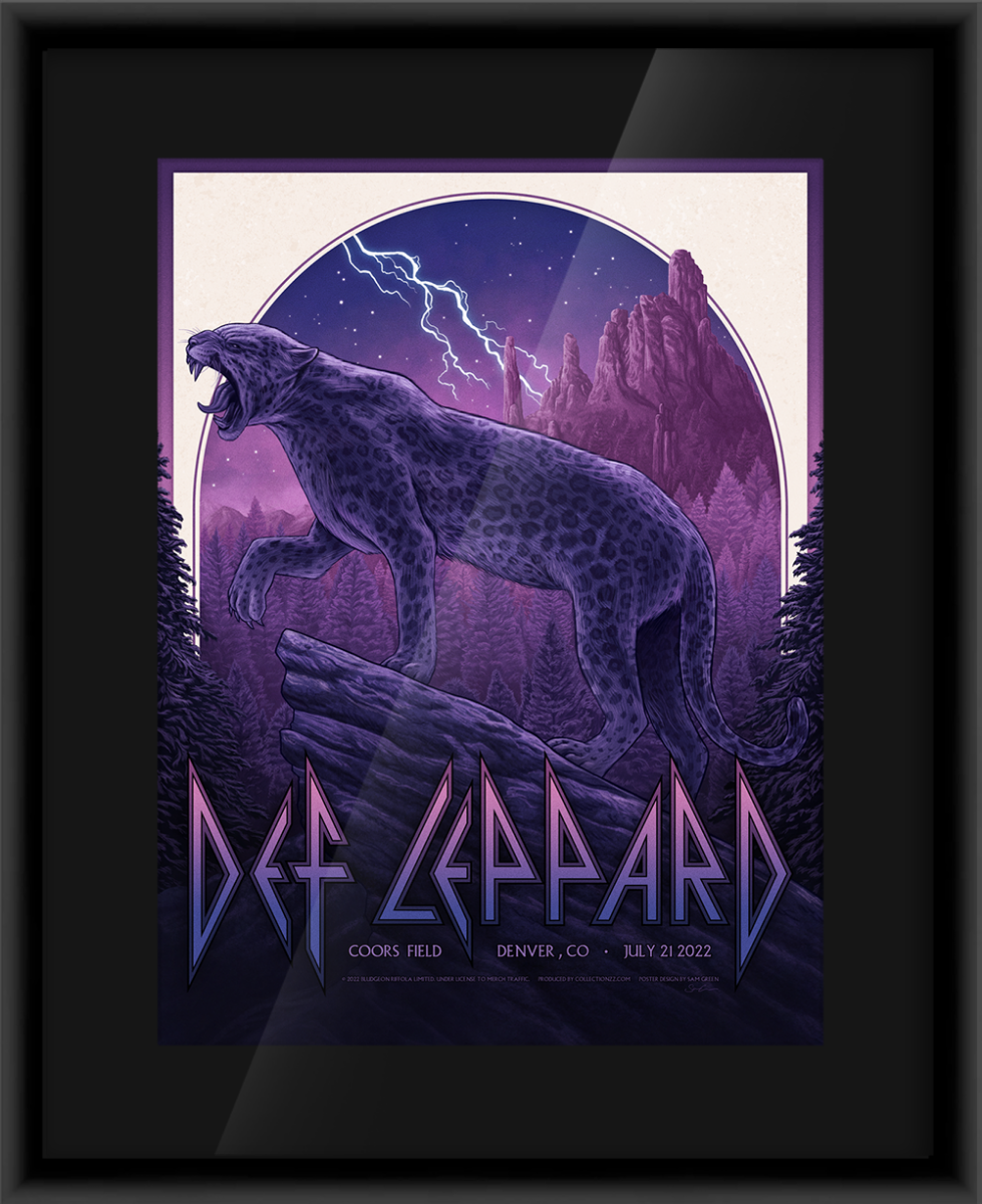 Alternate View 2 of Def Leppard Denver July 21, 2022 The Stadium Tour