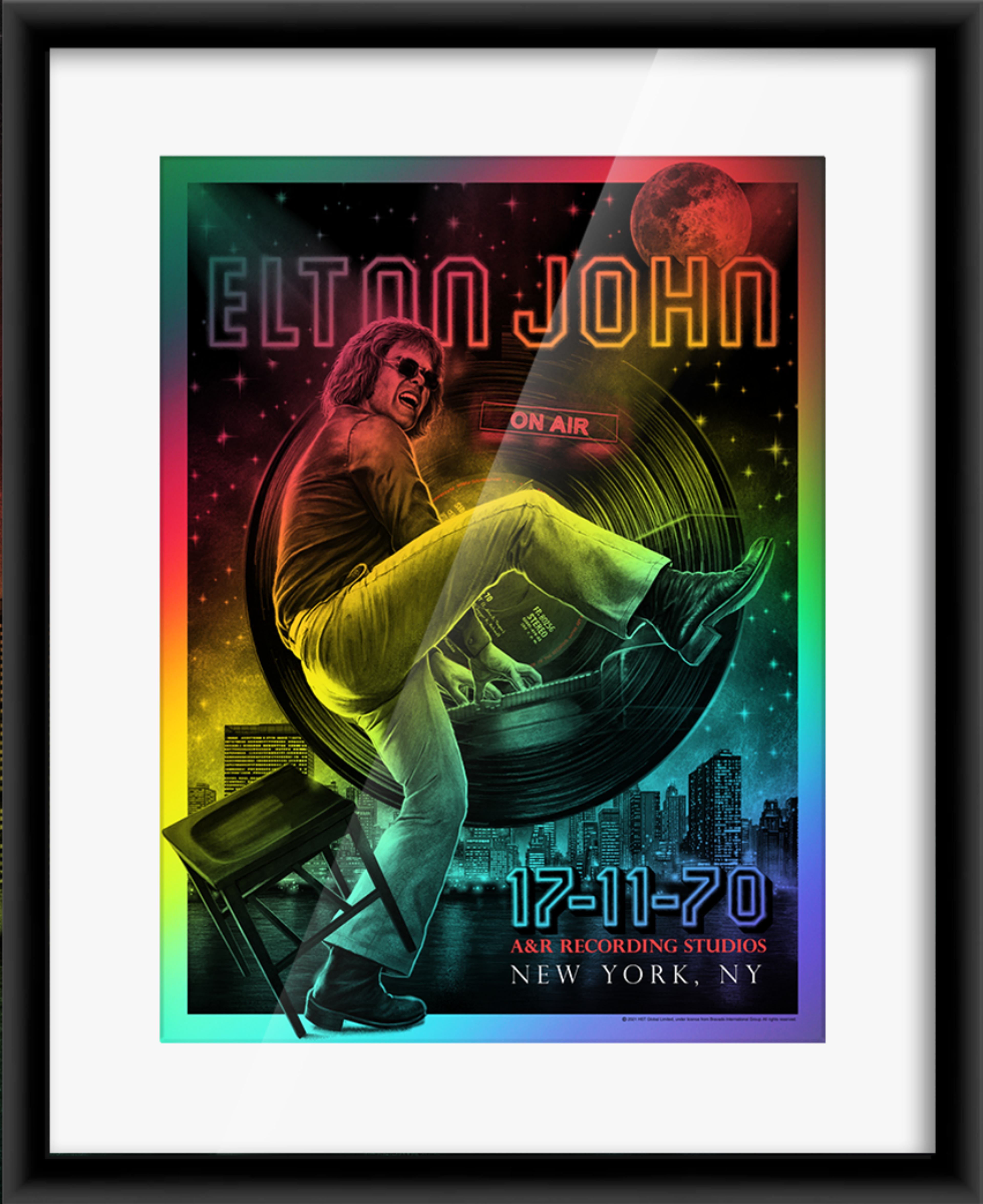 Alternate View 2 of Elton John 17-11-70 50th Anniversary (Rainbow Foil Edition)